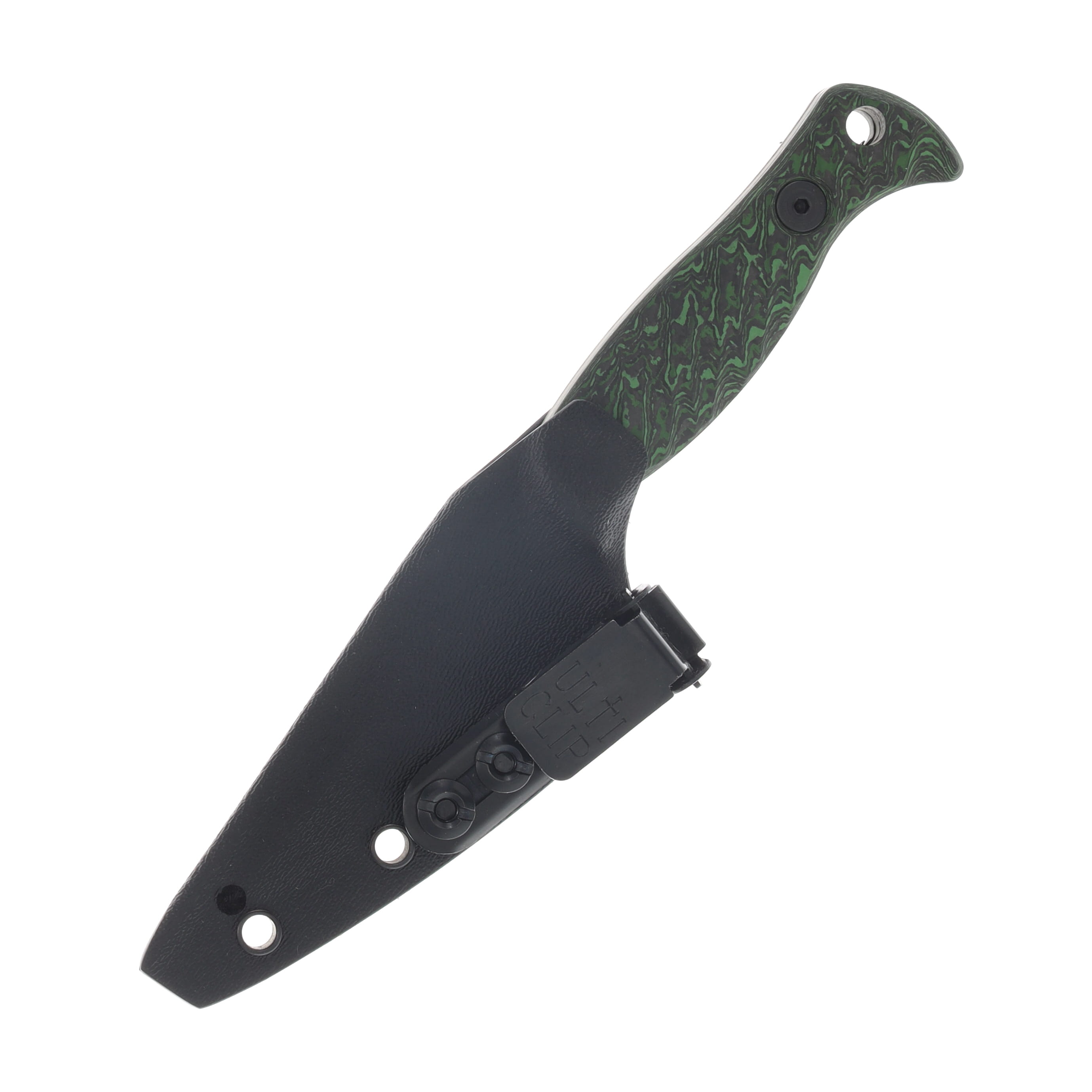 Half Face Gulo Gulo Fixed Knife Junglewear Carbon Fiber Allen Bolts Iron Grip HFGULOJWCF View 4
