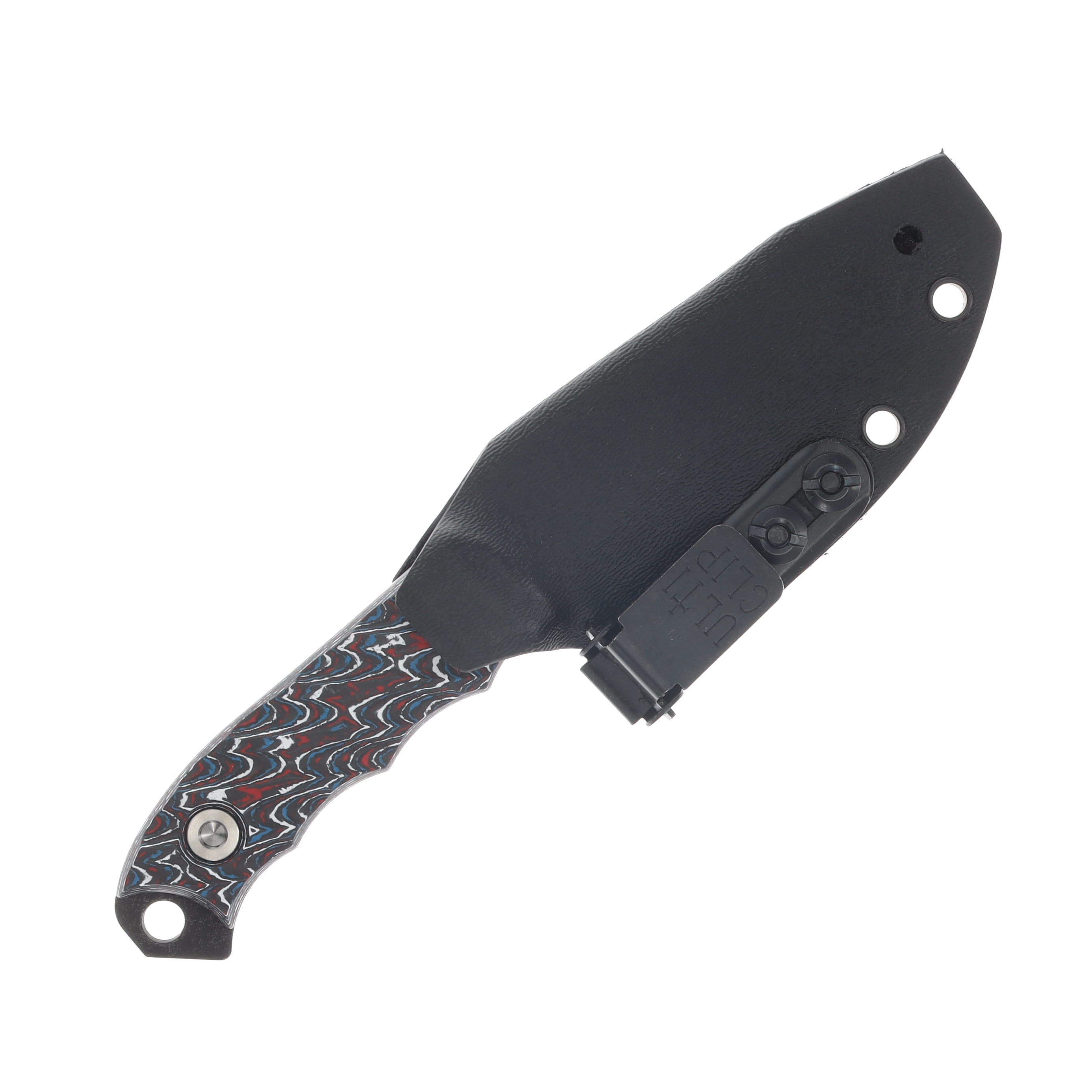 Half Face Blades Disaster Cub Nebula 3.1in Plain Black Modified Drop Point HFDISASTERCUBNEBCN View 3
