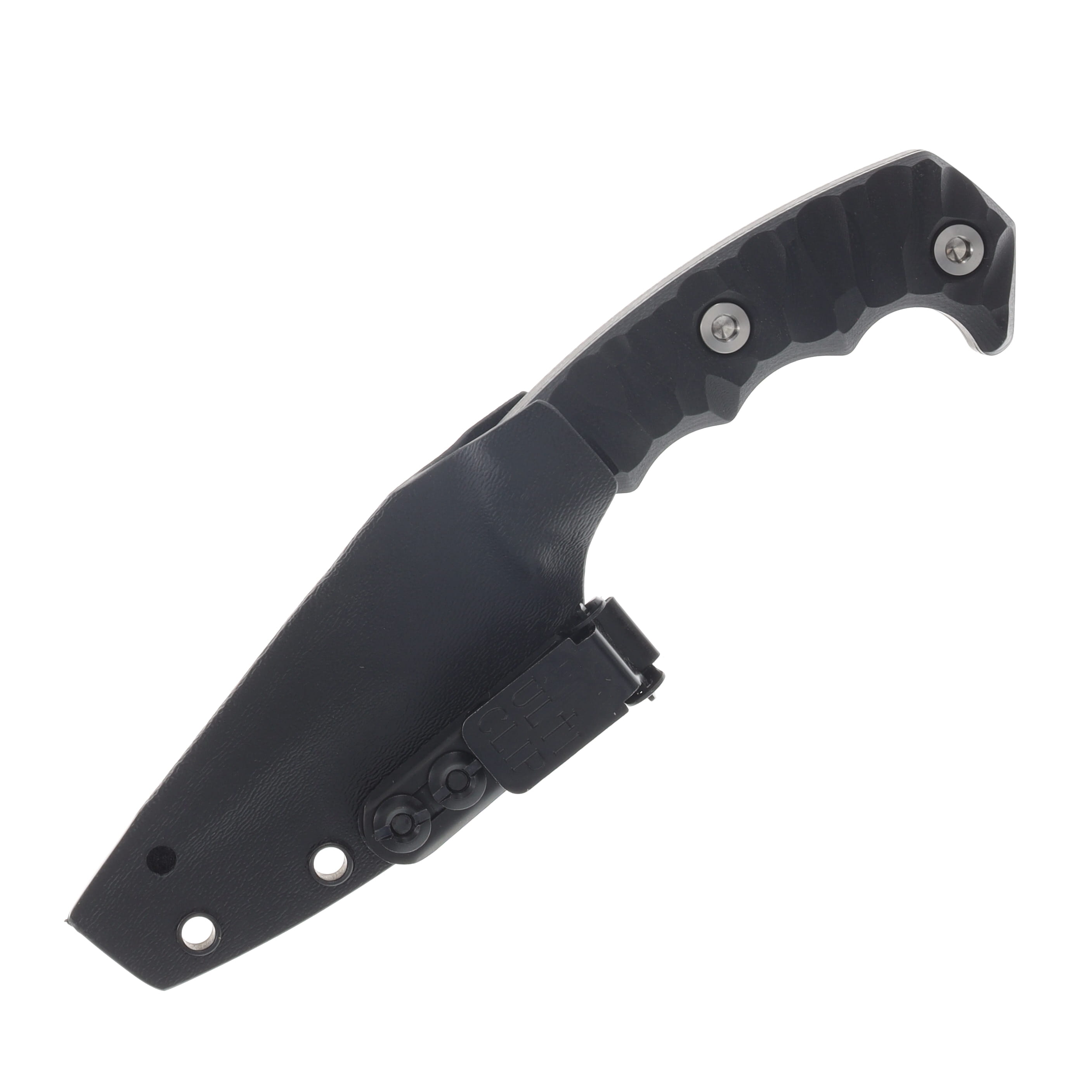 Half Face 3" HUMINT- Black G10, Ti Allen Bolts, Textured Grip HFHUMINTBK View 4