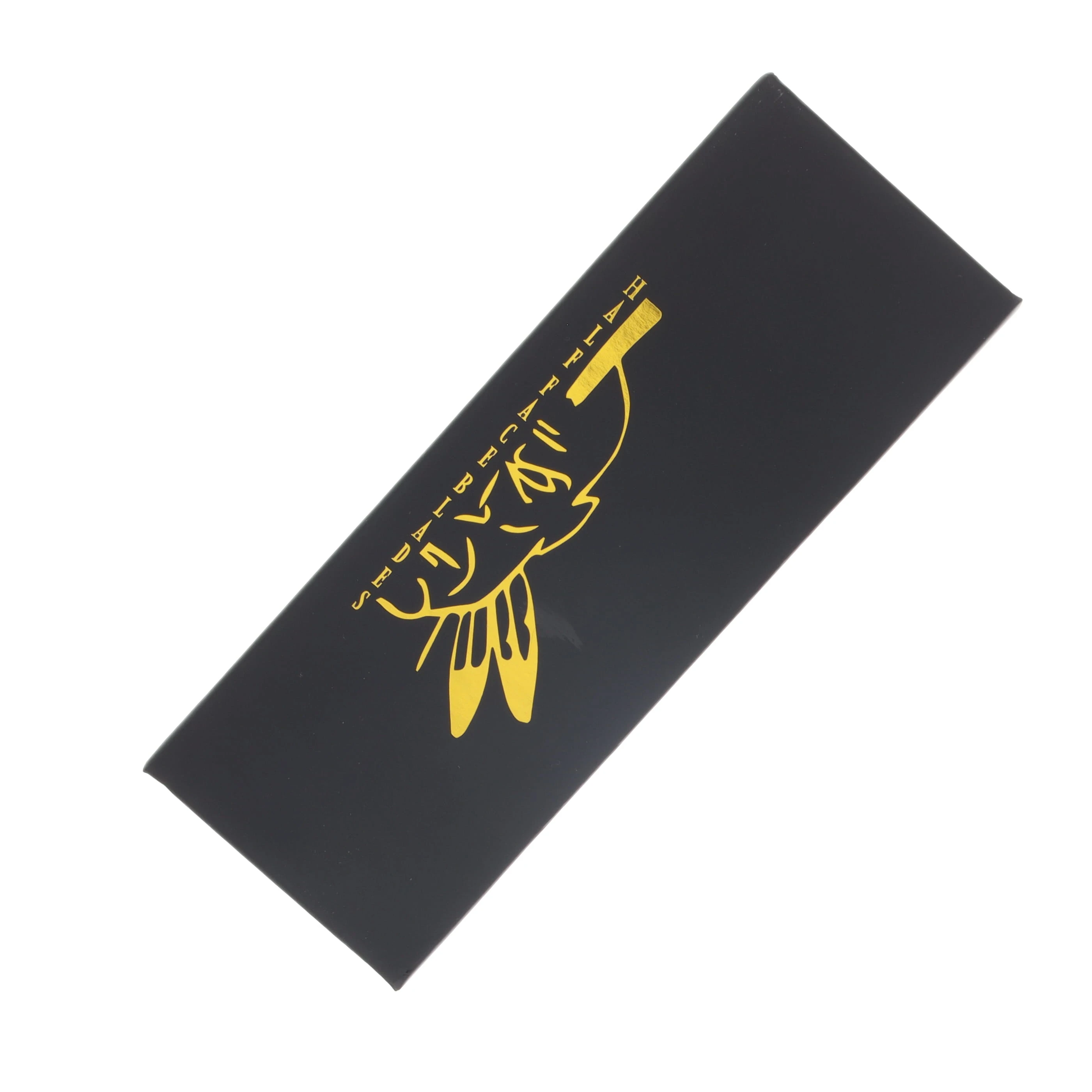 Half Face Kwaiken Folder- Anodized Black Handle Black Nitride Blade Textured Grip HFKWAIKANOBK View 8