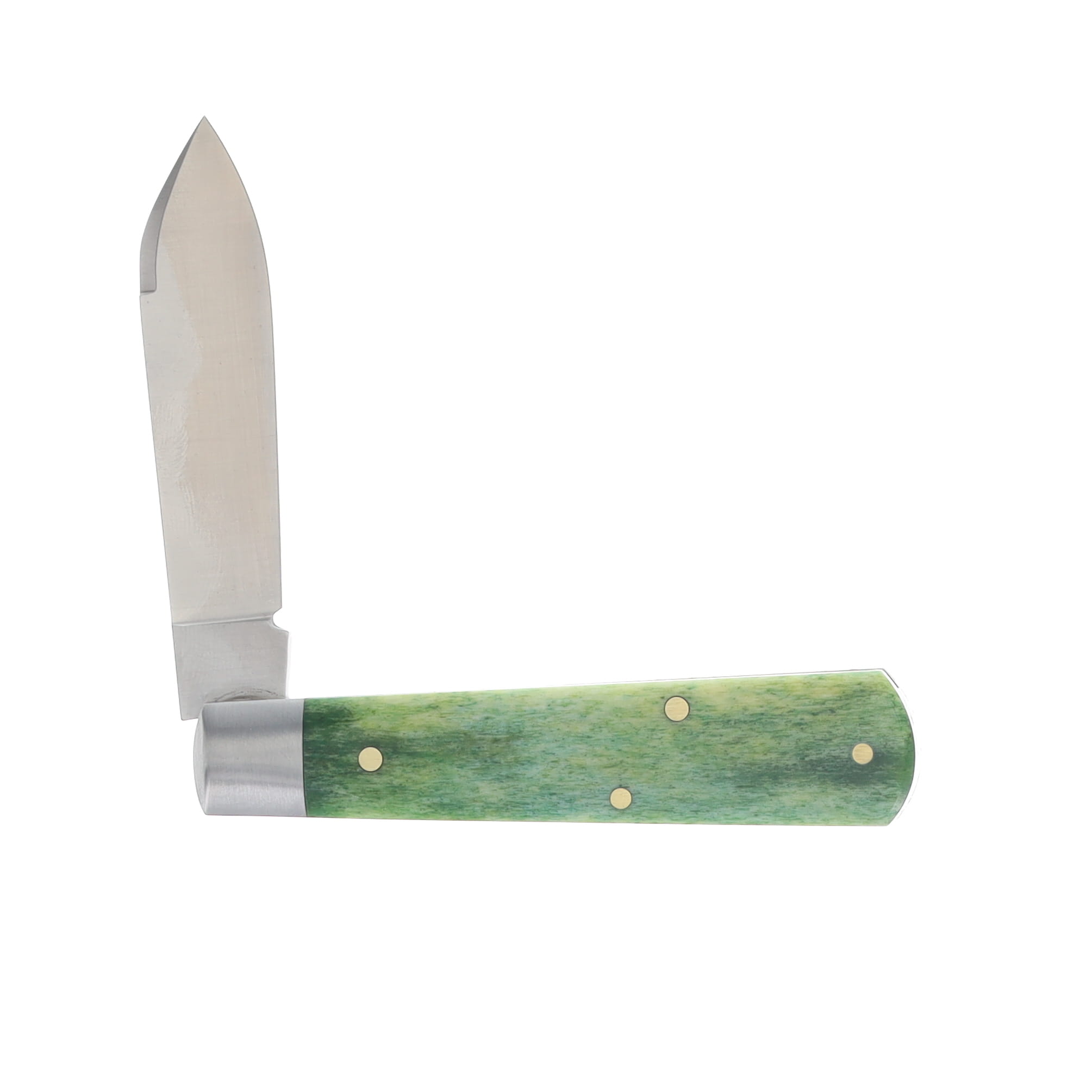 Dollar Knife Company Green Smooth Bone White Shield 1-of-25 DKCGCB-WS View 4