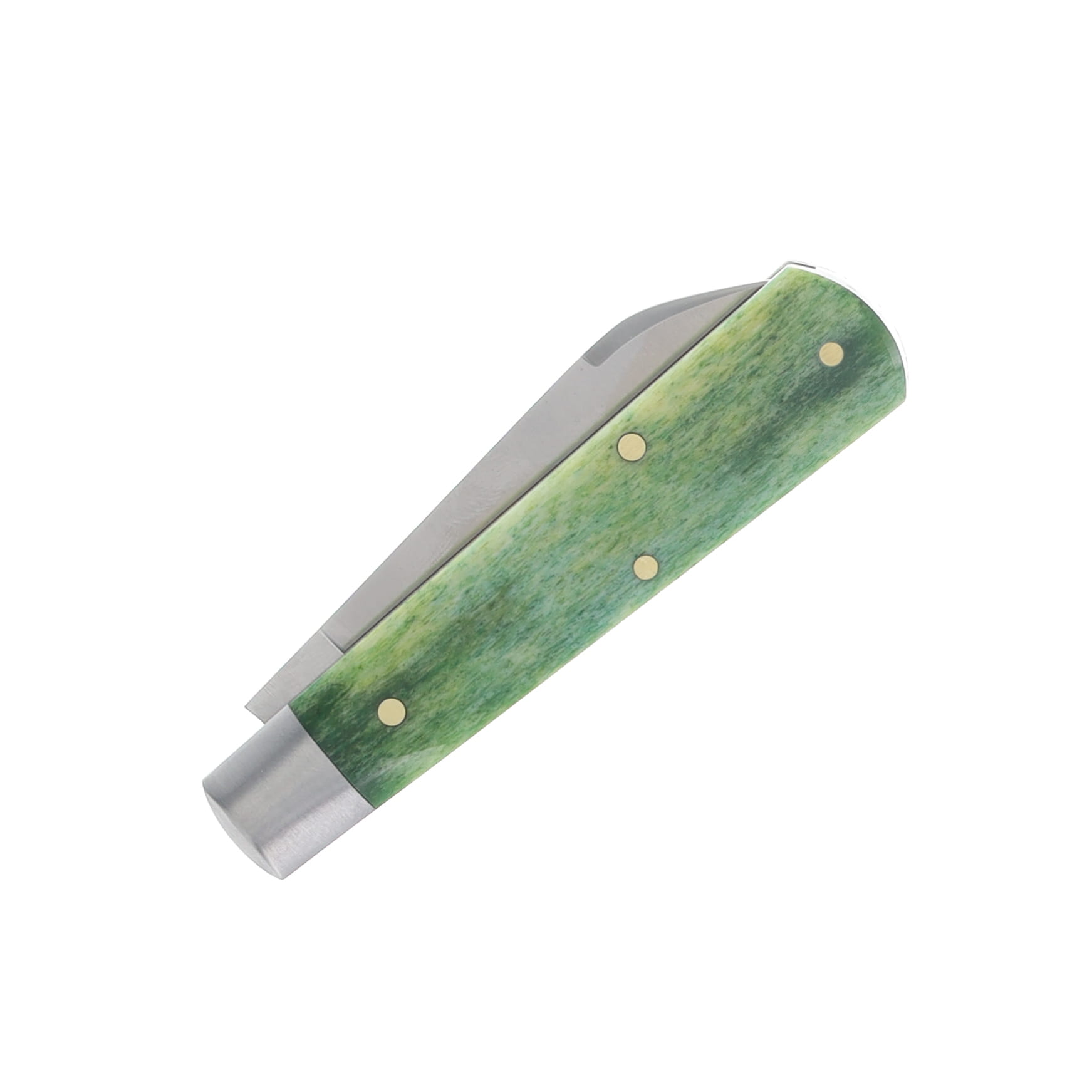 Dollar Knife Company Green Smooth Bone White Shield 1-of-25 DKCGCB-WS View 5