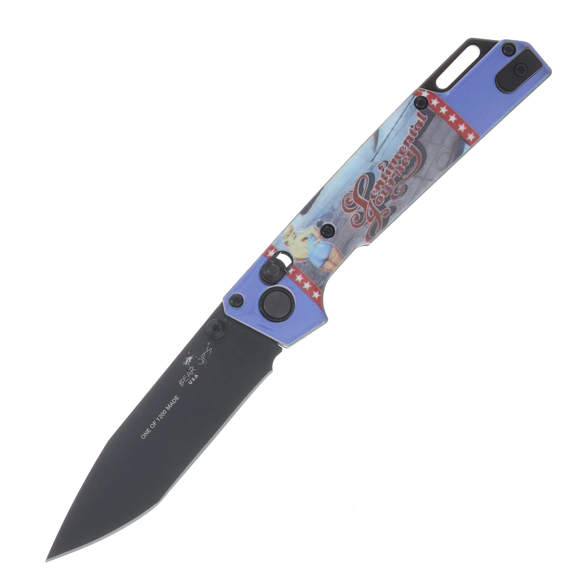 Bear & Son Famous Pin-Up Art On World War II Bombers 3Pc Folding Knife Set- Jan Feb Mar and Calendar U26JFMC View 6