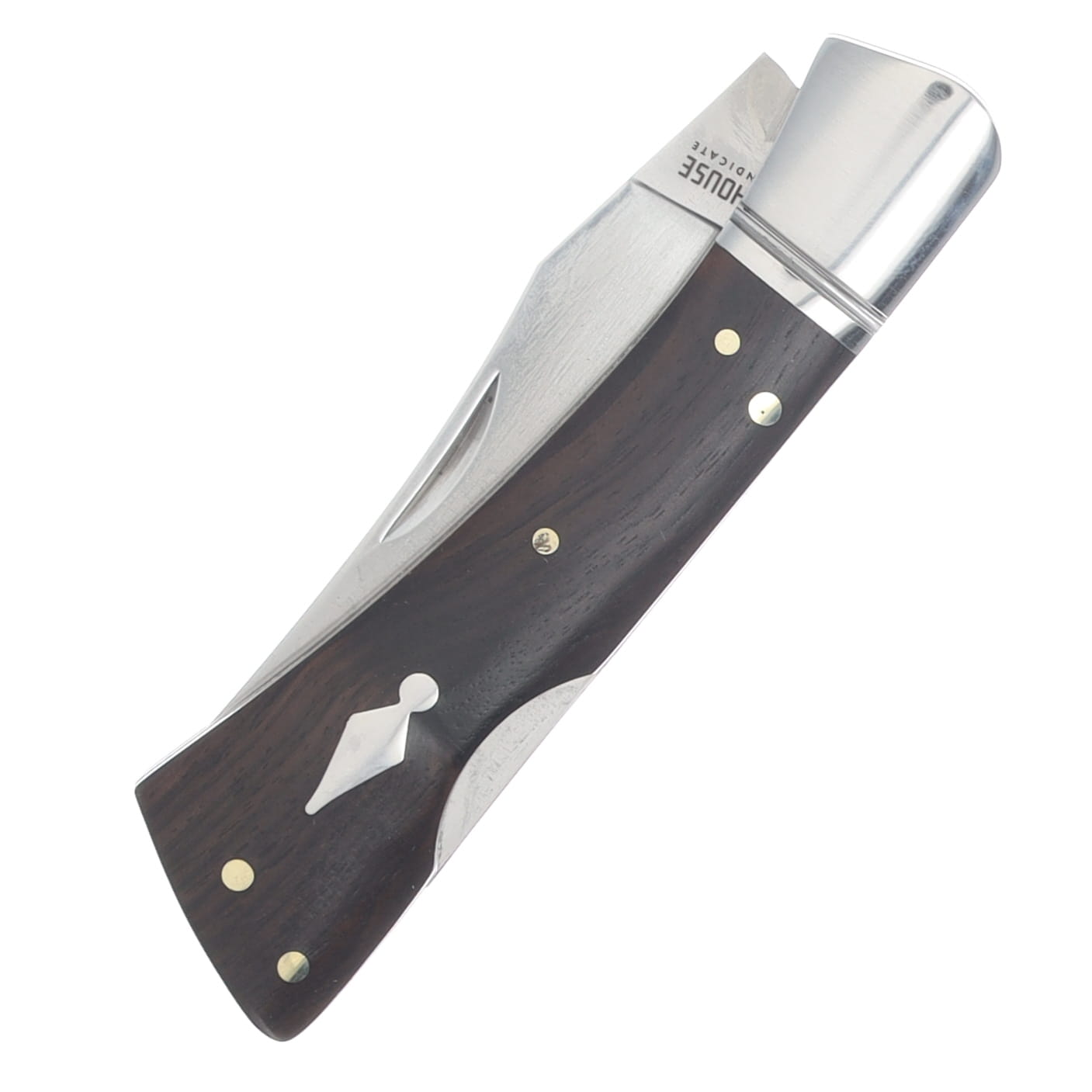 Finch Flying Goddess Alley Cat 2.75in Plain Satin Modified Clip Point FG215 View 6