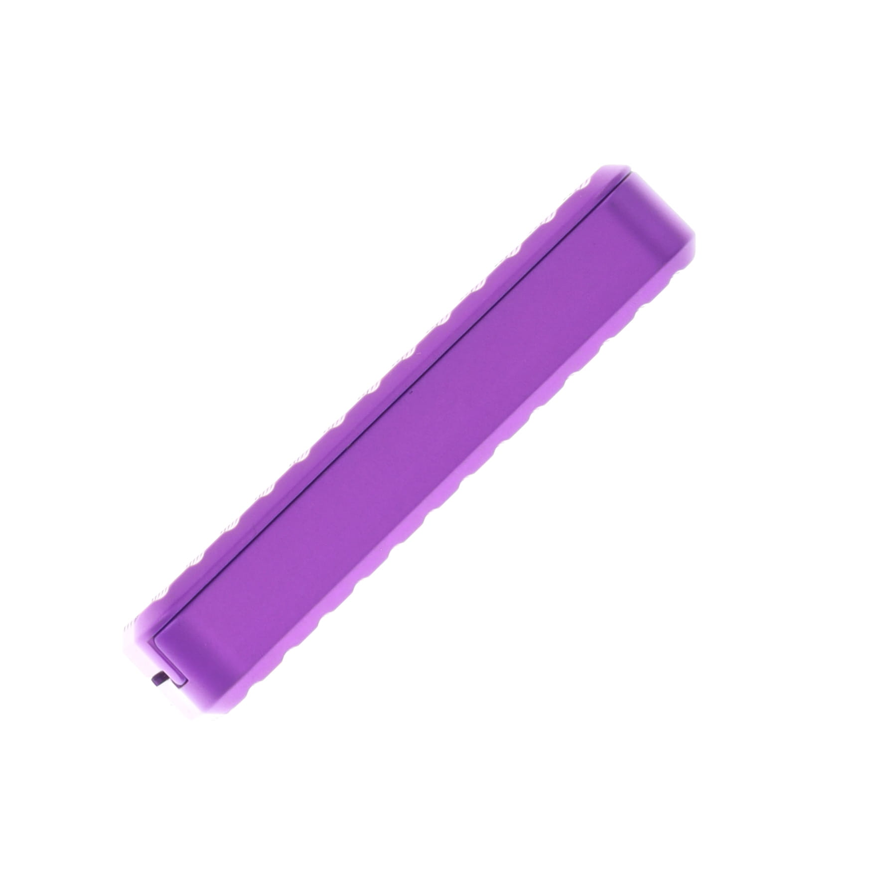 Rivery Zero Cab Lab Collaboration Grenade OTF Utility Knife W/Purple Aluminum Handle View 5