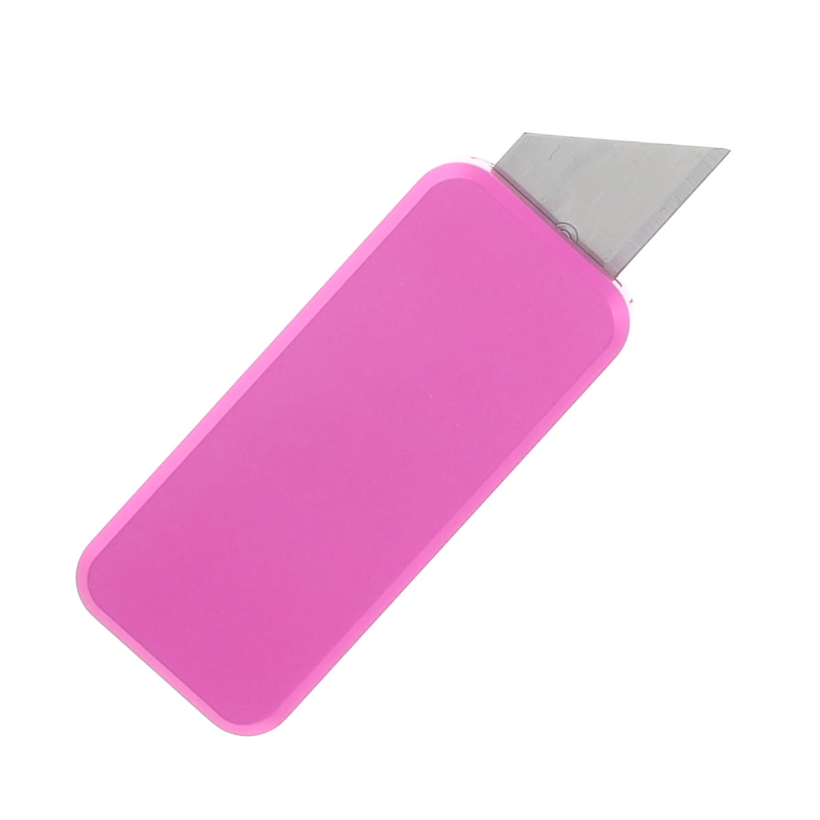 Rivery Zero Cab Lab Collaboration Smooth Operator Utility Knife W/Knockout Pink Aluminum Handle View 2