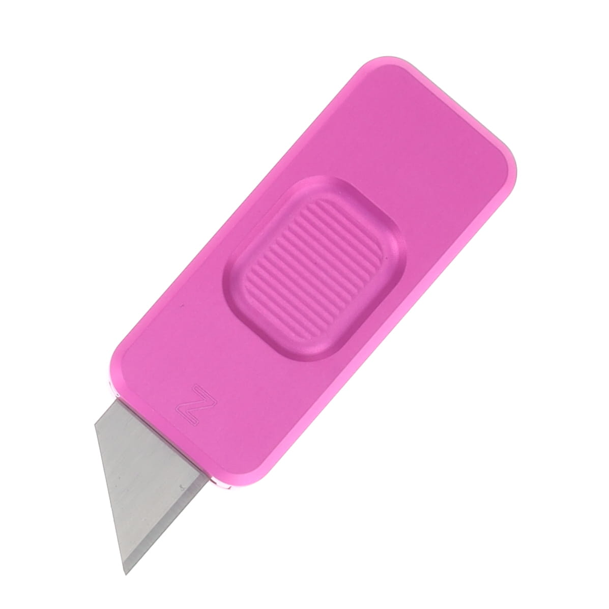 Rivery Zero Cab Lab Collaboration Smooth Operator Utility Knife W/Knockout Pink Aluminum Handle View 1