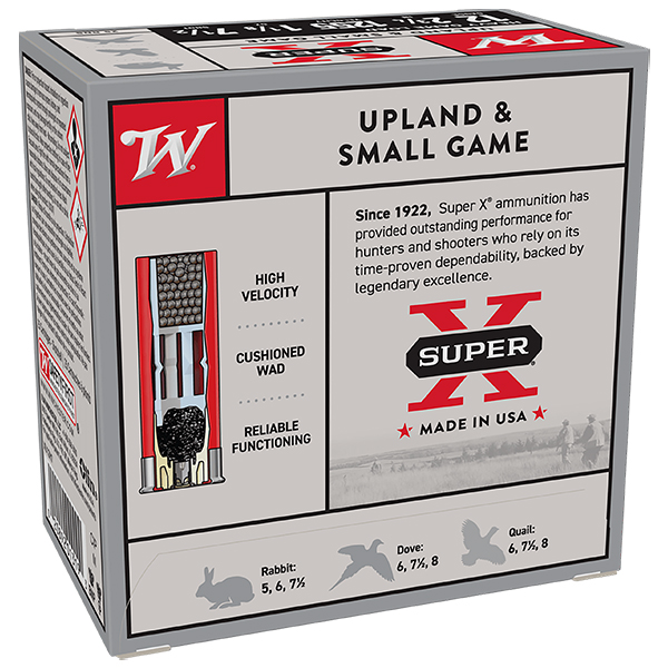 Winchester Super X Heavy Game Load Upland Field 12 Gauge Shotshell 2.75in  1 -1/8 oz 7.5 Birdshot XU12H7 View 2