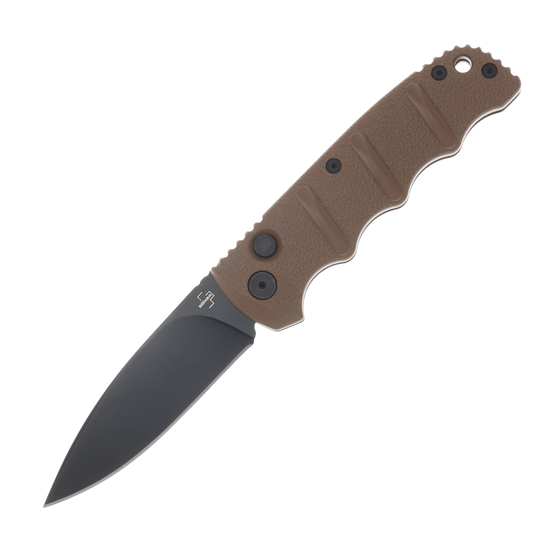 Boker Plus SMKW Exclusive Kalashnikov OTS Auto Dark Earth Handle AUBK01BP0102SOI View 1