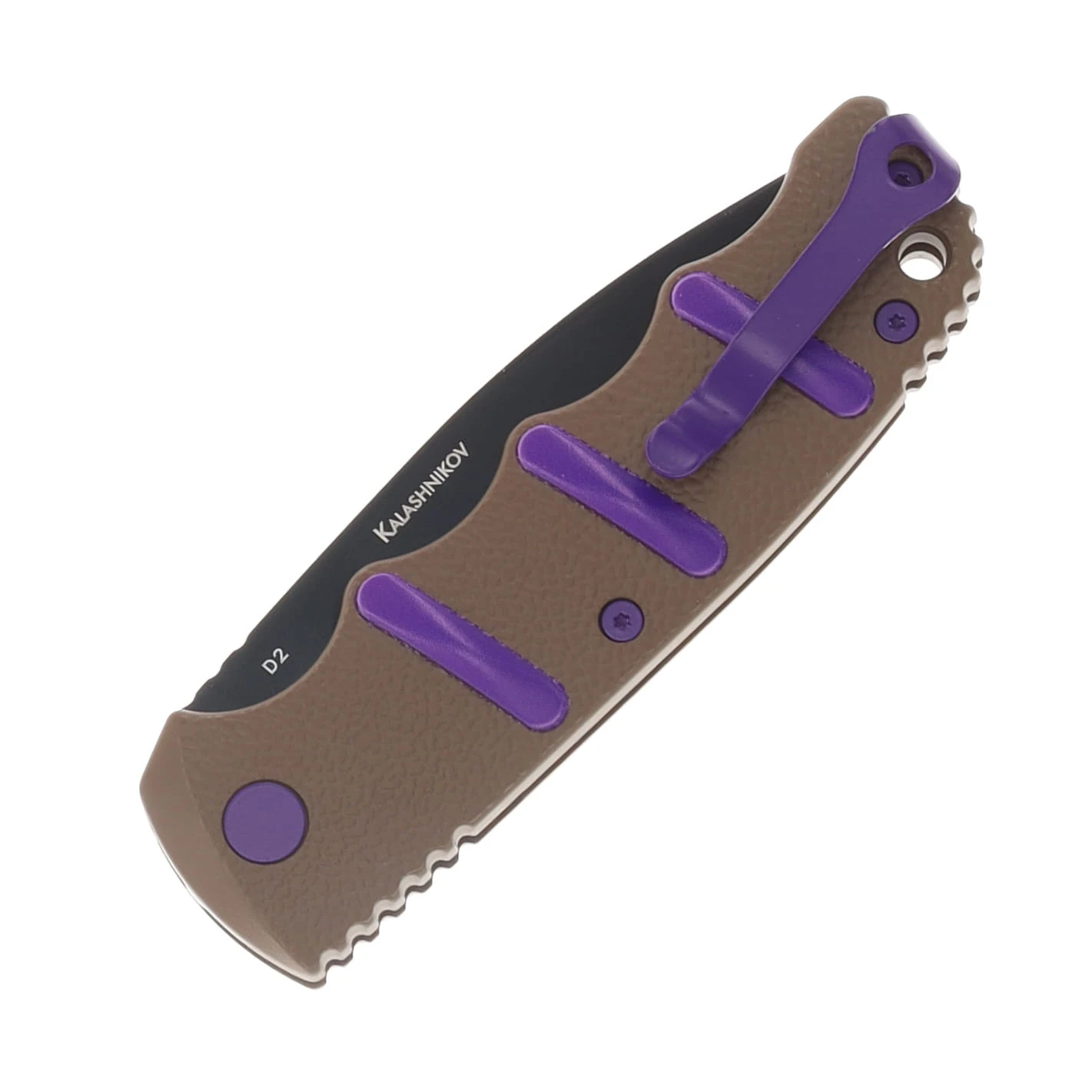 Boker Plus SMKW Exclusive Kalashnikov OTS Auto Peanut Butter and Jelly Handle AUBK01BP0103SOI View 6