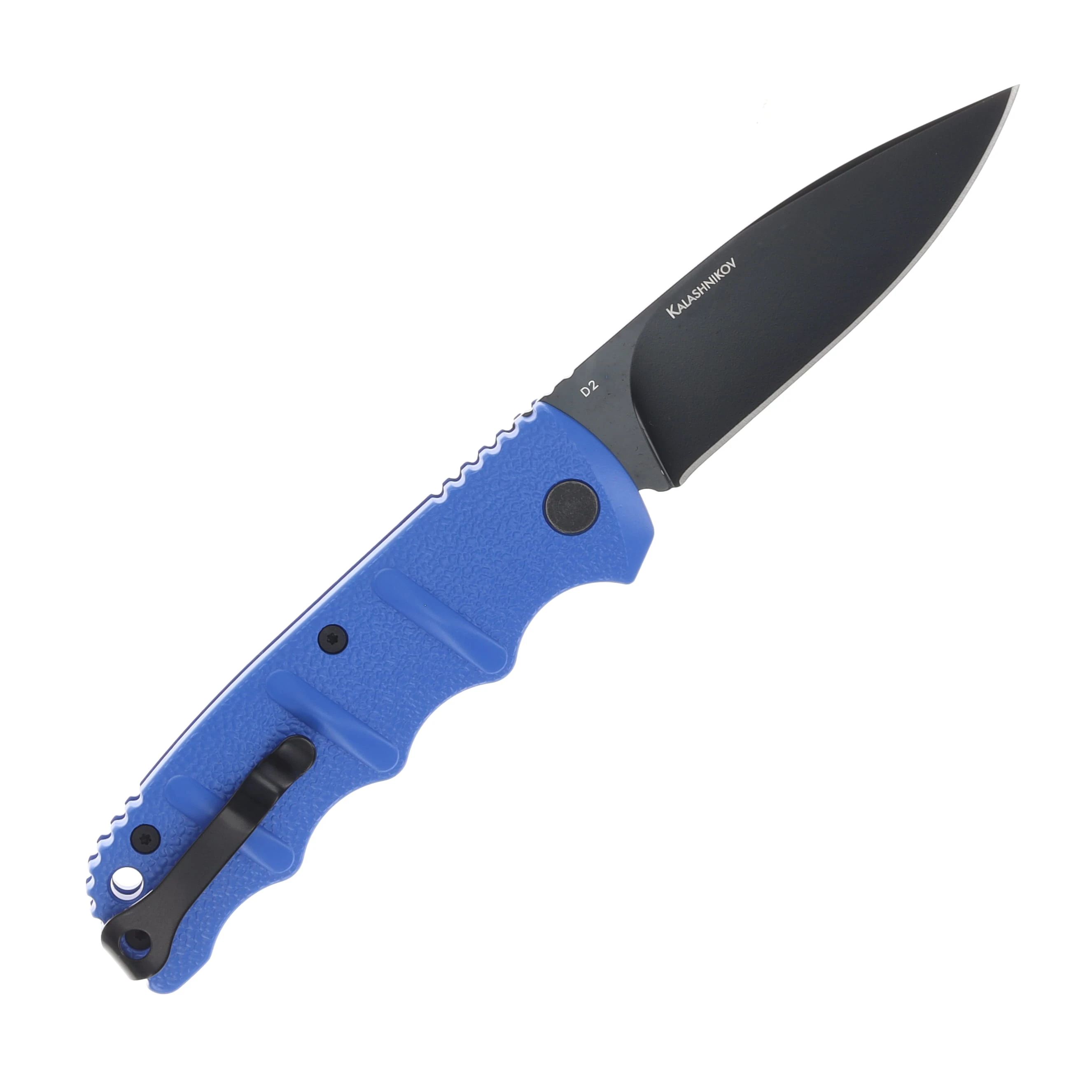 Boker Plus SMKW Exclusive Kalashnikov OTS Auto Peanut Royal Blue Handle AUBK01BP0105SOI View 2