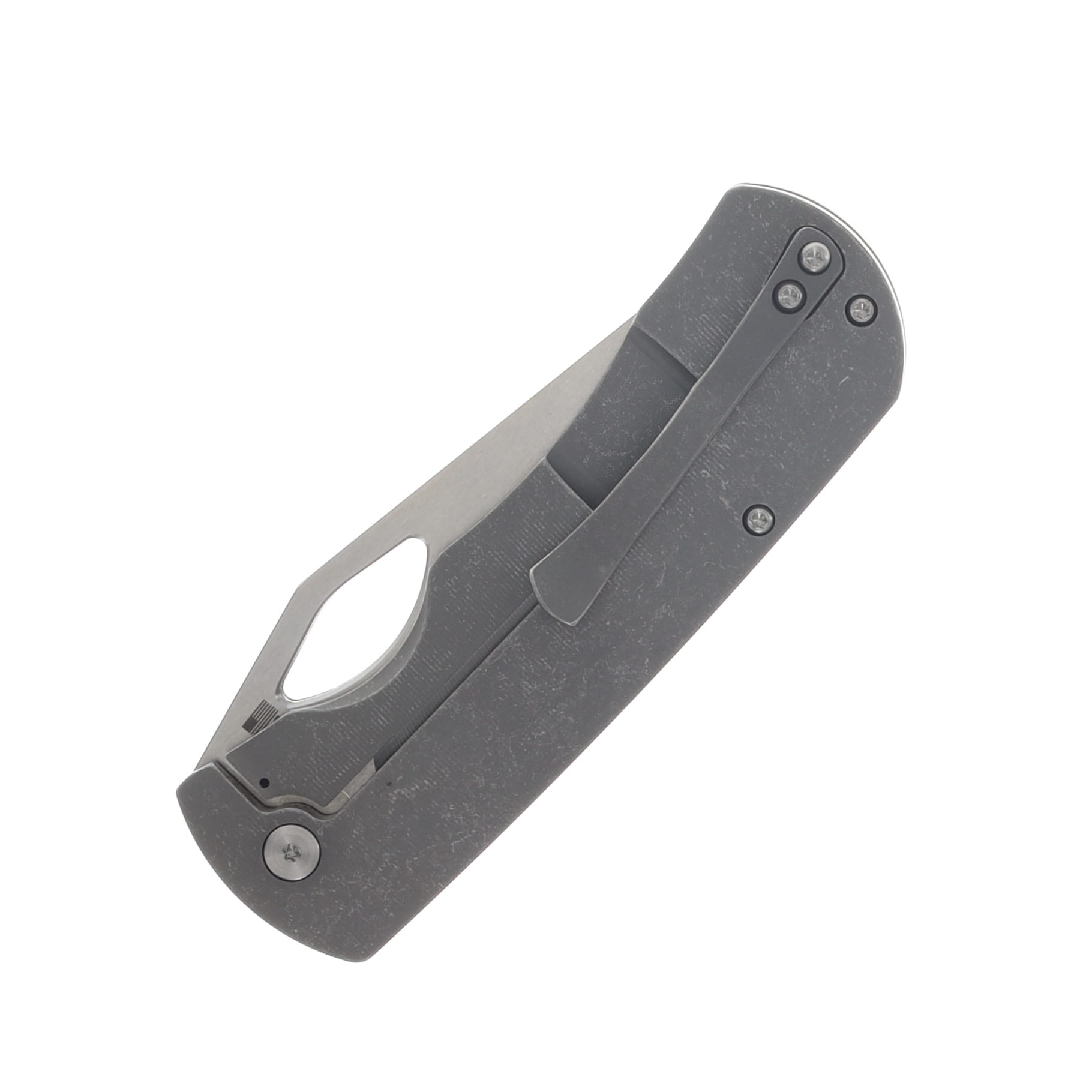 McNees Dixon Folding Knife Stonewash MagnaCut/Atomic Stonewash Titanium with Satin Hardware MCDIXATSWSATHW View 5
