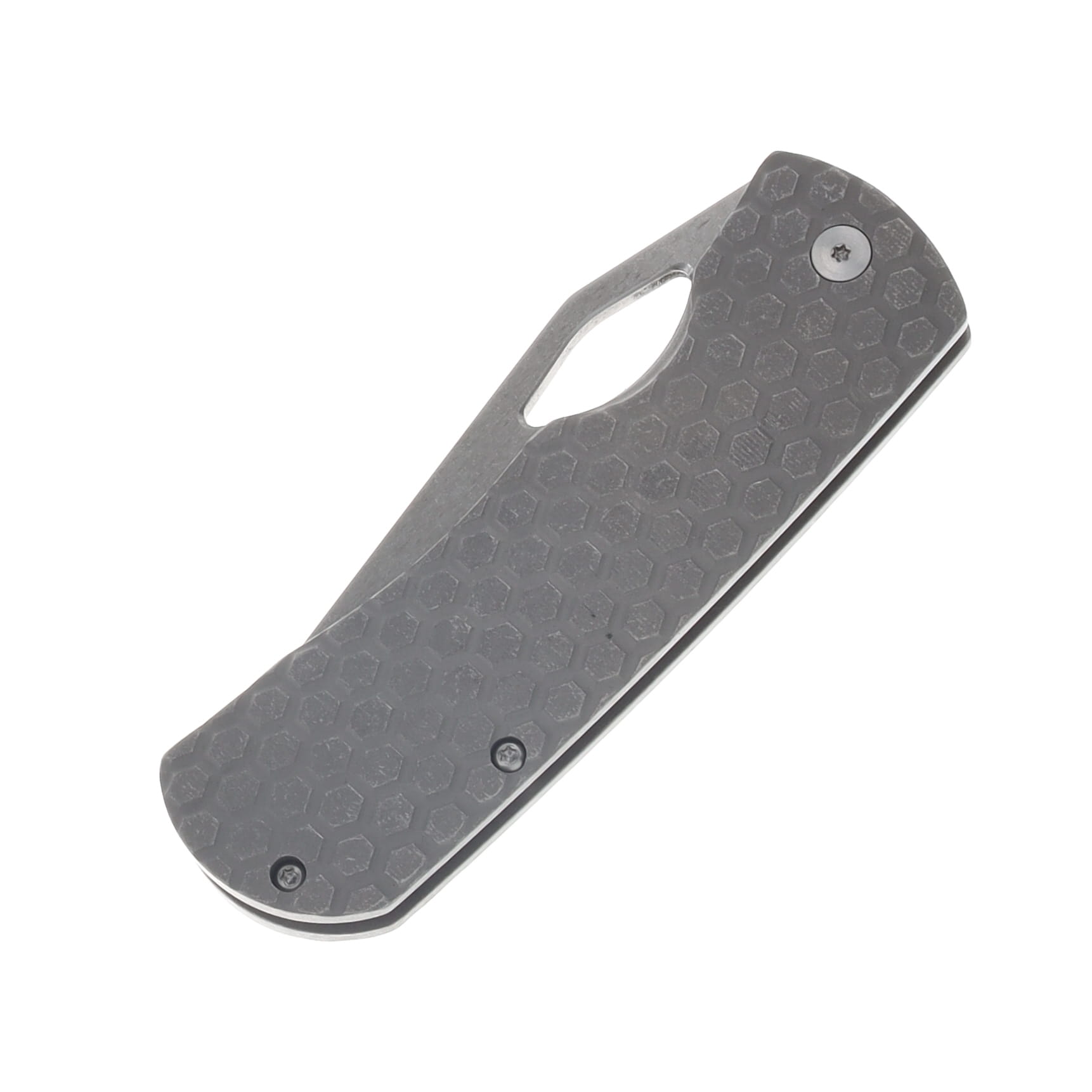McNees Dixon Folding Knife Stonewash MagnaCut/Honeycomb Atomic Stonewash Titanium with Satin Hardware MCDIXHONEYATSWSATHW View 5