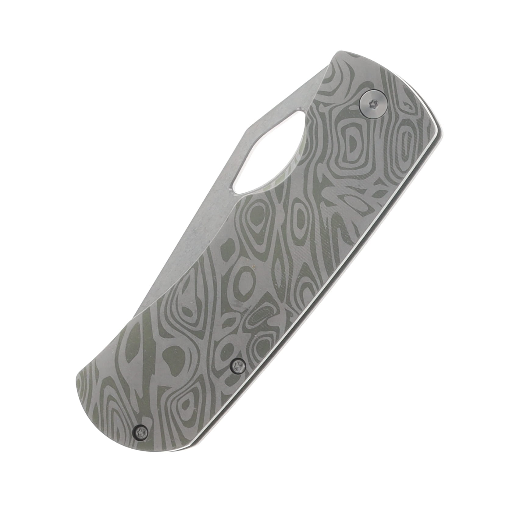 McNees Dixon Folding Knife MagnaCut/Rippled Green Titanium with Satin Hardware MCDIXRIPATGNSATHW View 5