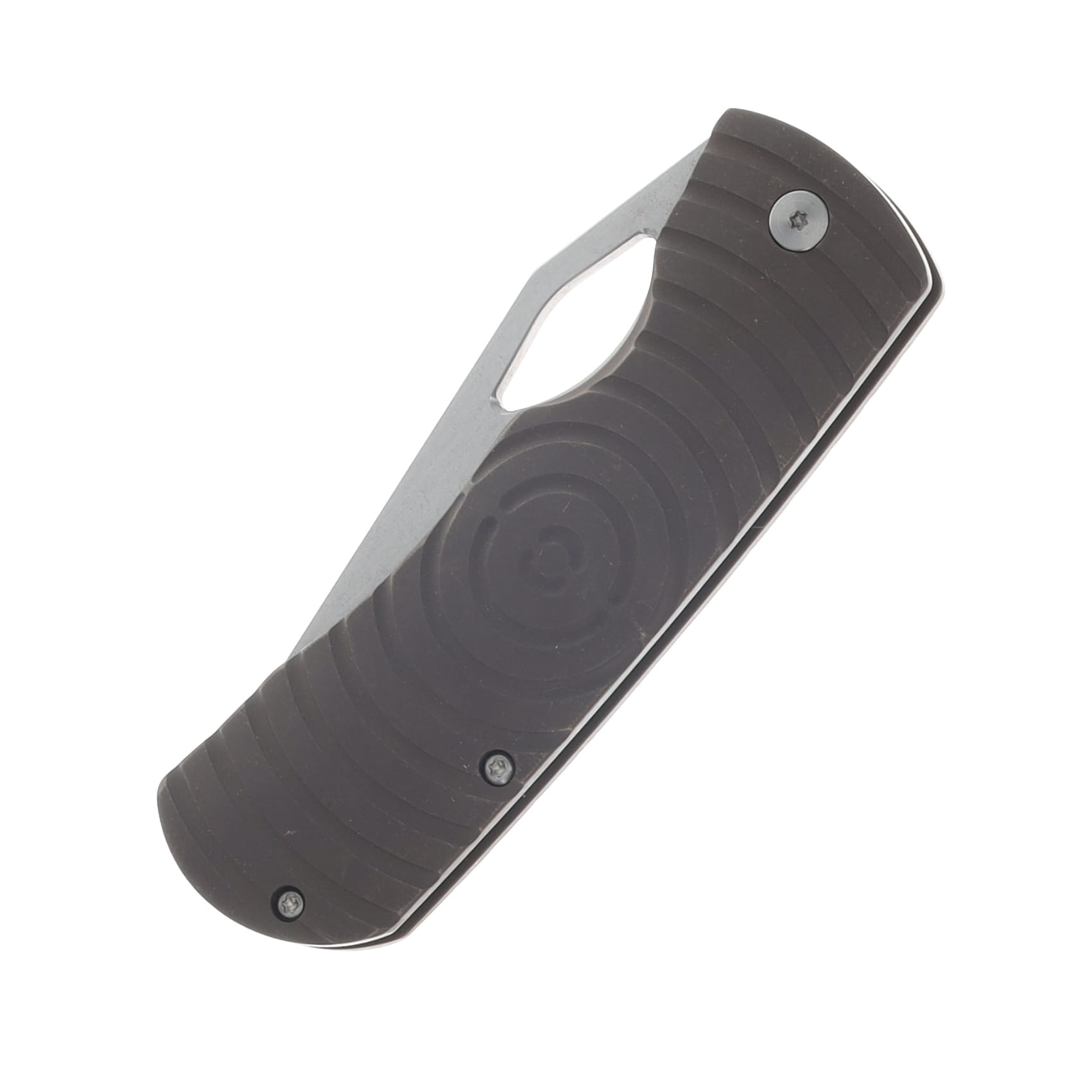 McNees Dixon Folding Knife MagnaCut/Bronze Shockwave Titanium with Satin Hardware MCDIXSHOCKATBZSATHW View 5