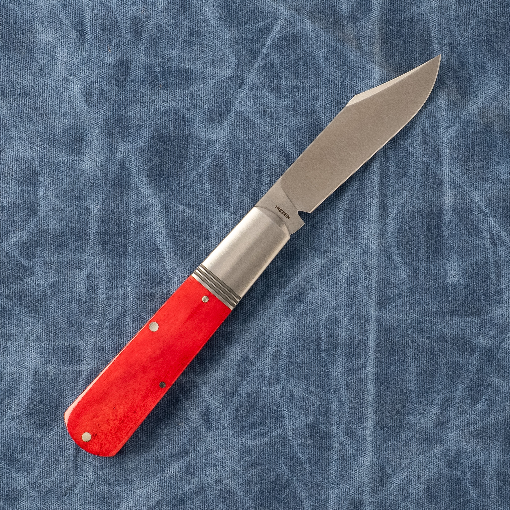Jack Wolf SMKW Exclusive Gateway Barlow Slipjoint Folding Knife Satin/Smooth Red Bone GW-BAR-02-SMT-RED-BON View 10