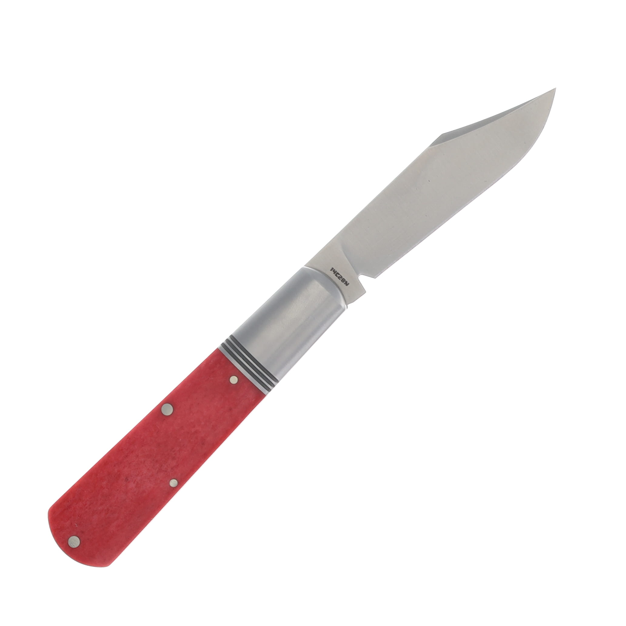 Jack Wolf SMKW Exclusive Gateway Barlow Slipjoint Folding Knife Satin/Smooth Red Bone GW-BAR-02-SMT-RED-BON View 2