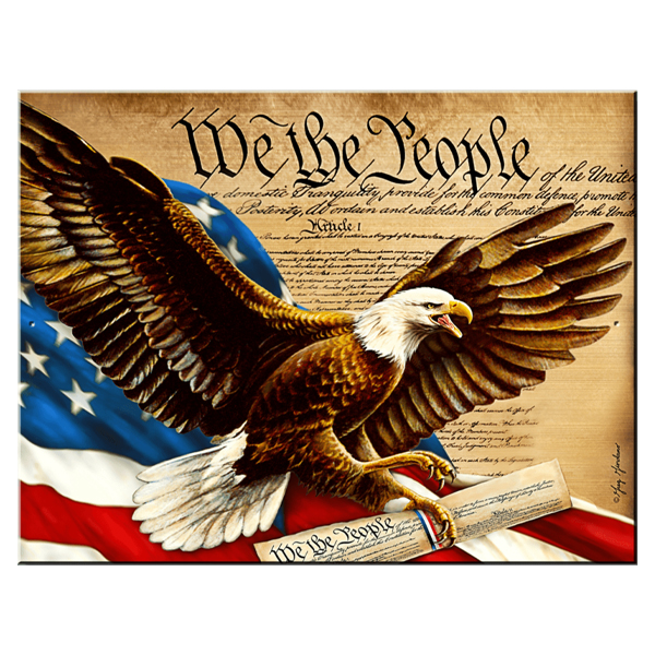 SH Eagle Tin Sign SG7231 View 1