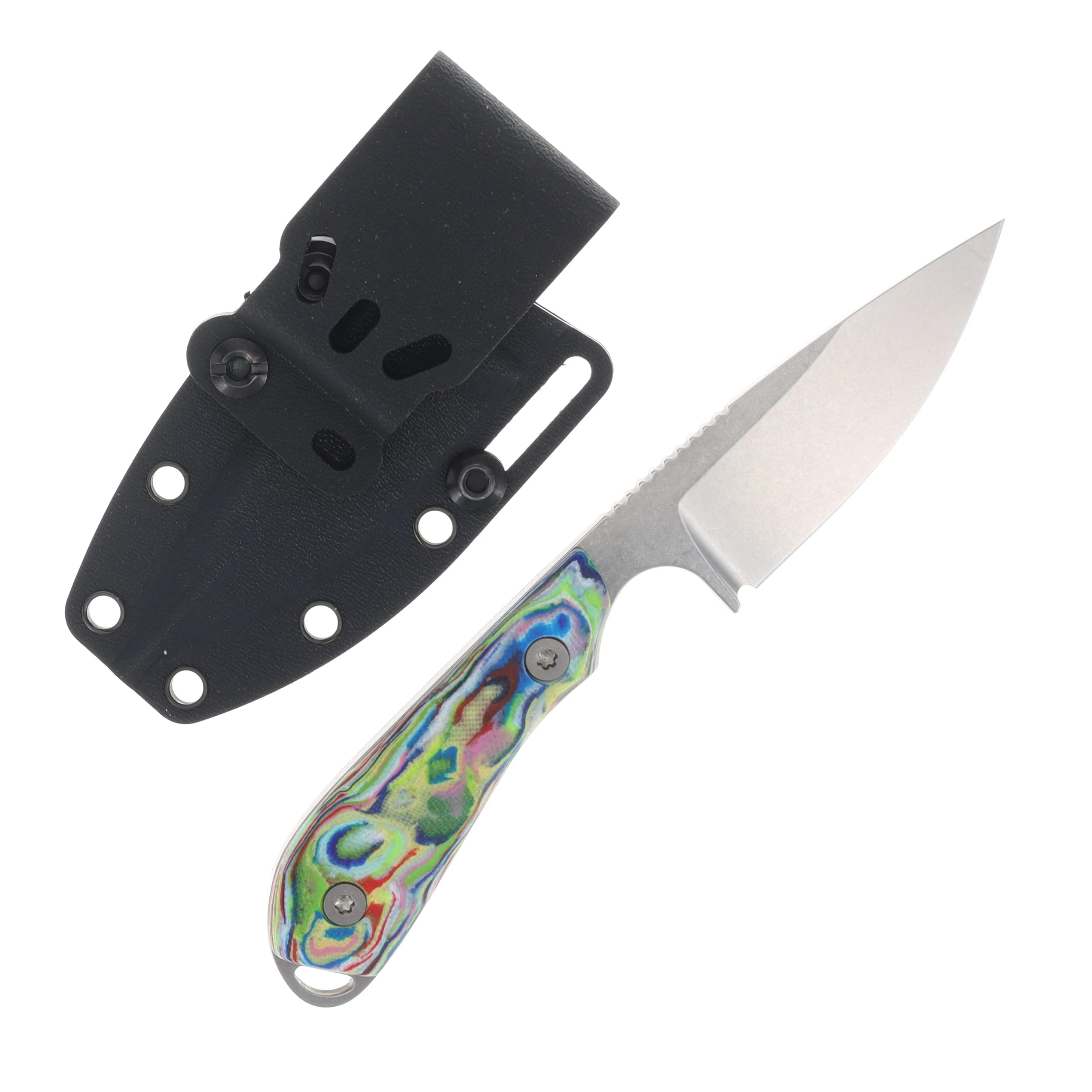 White River SMKW Exclusive Model 1 Fixed Blade Knife Stonewash S35VN/Multi Color G-10 WRM1-GMCB View 2