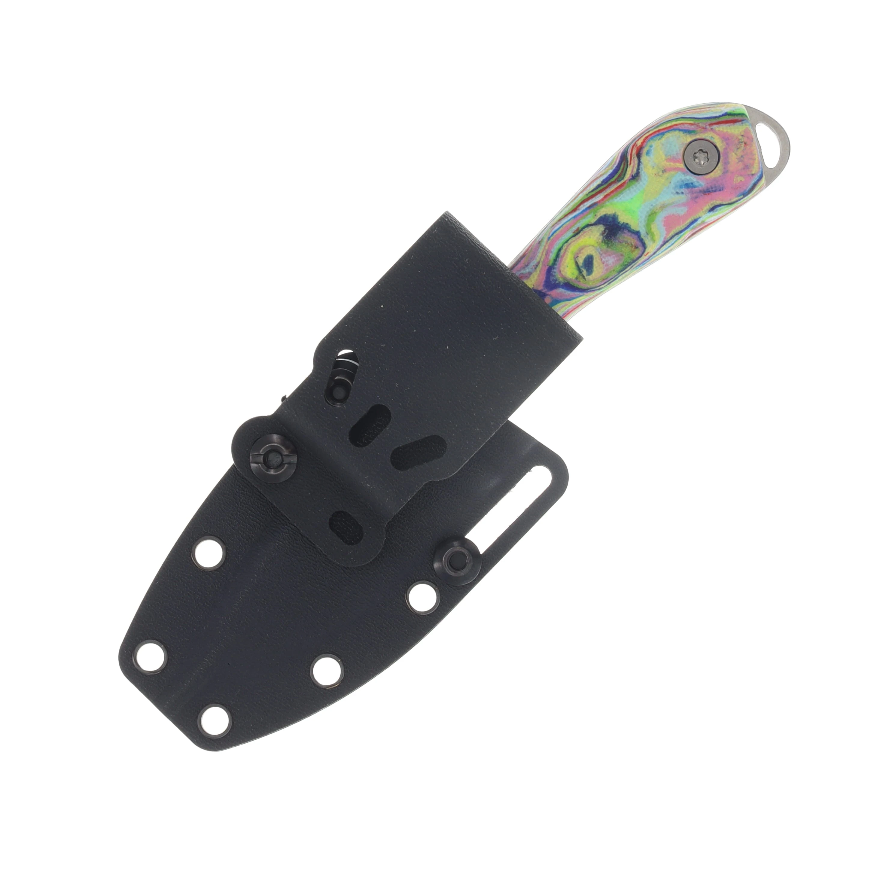 White River SMKW Exclusive Model 1 Fixed Blade Knife Stonewash S35VN/Multi Color G-10 WRM1-GMCB View 4