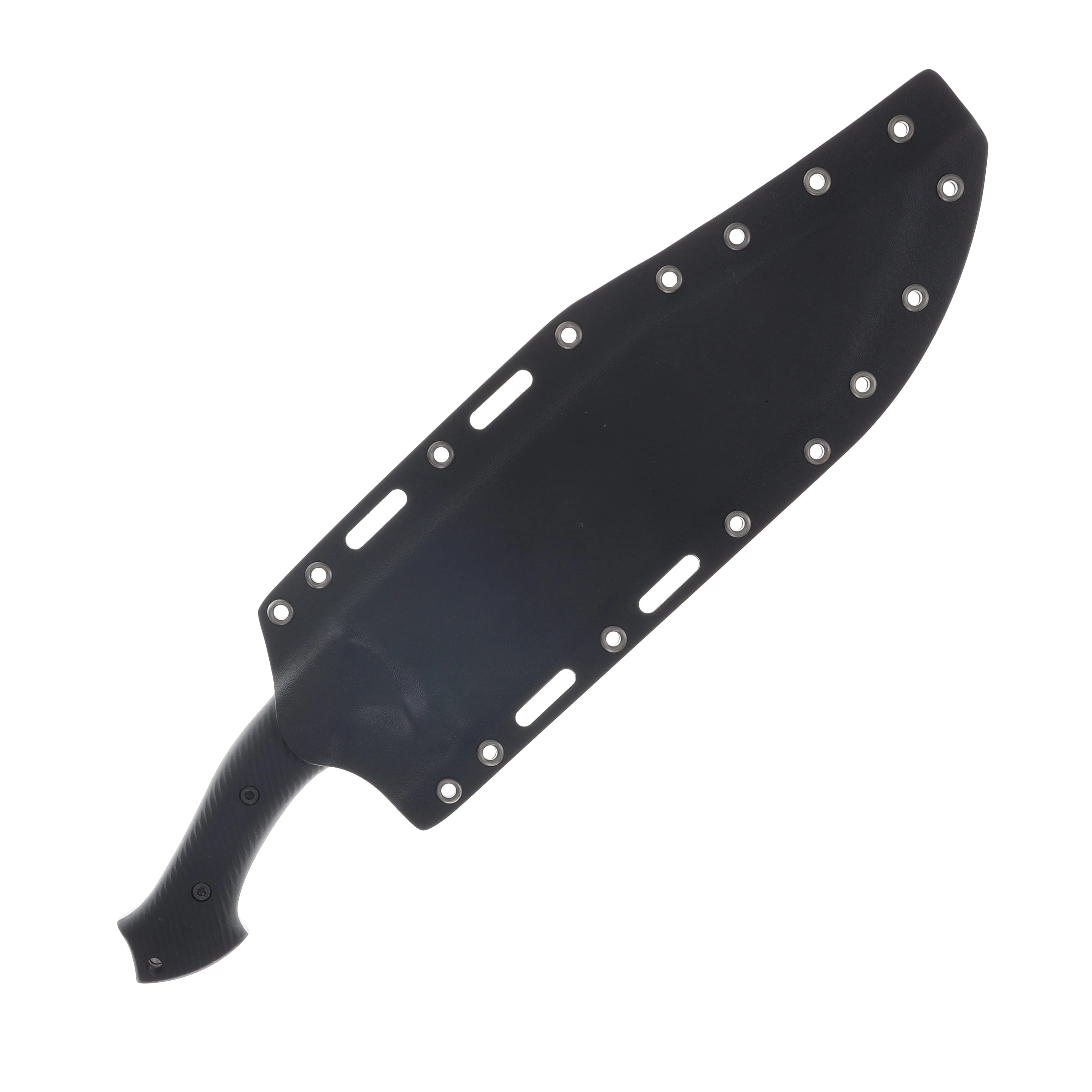Work Tuff Gear Blackout Apocalypto Fixed Blade Knife Darkwash K329/Black G-10 with Black Kydex Sheath DB-K329 View 3