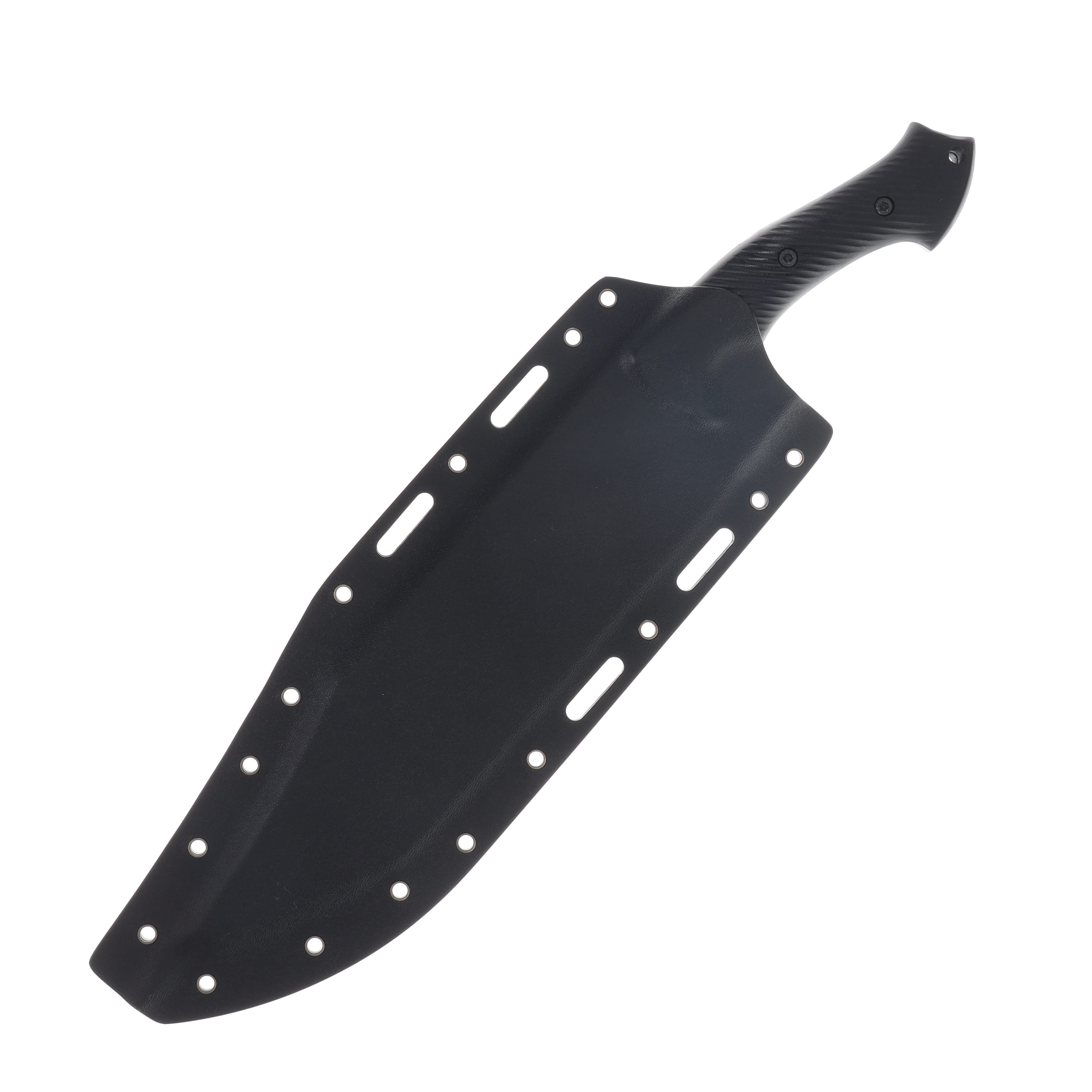 Work Tuff Gear Blackout Apocalypto Fixed Blade Knife Darkwash K329/Black G-10 with Black Kydex Sheath DB-K329 View 4