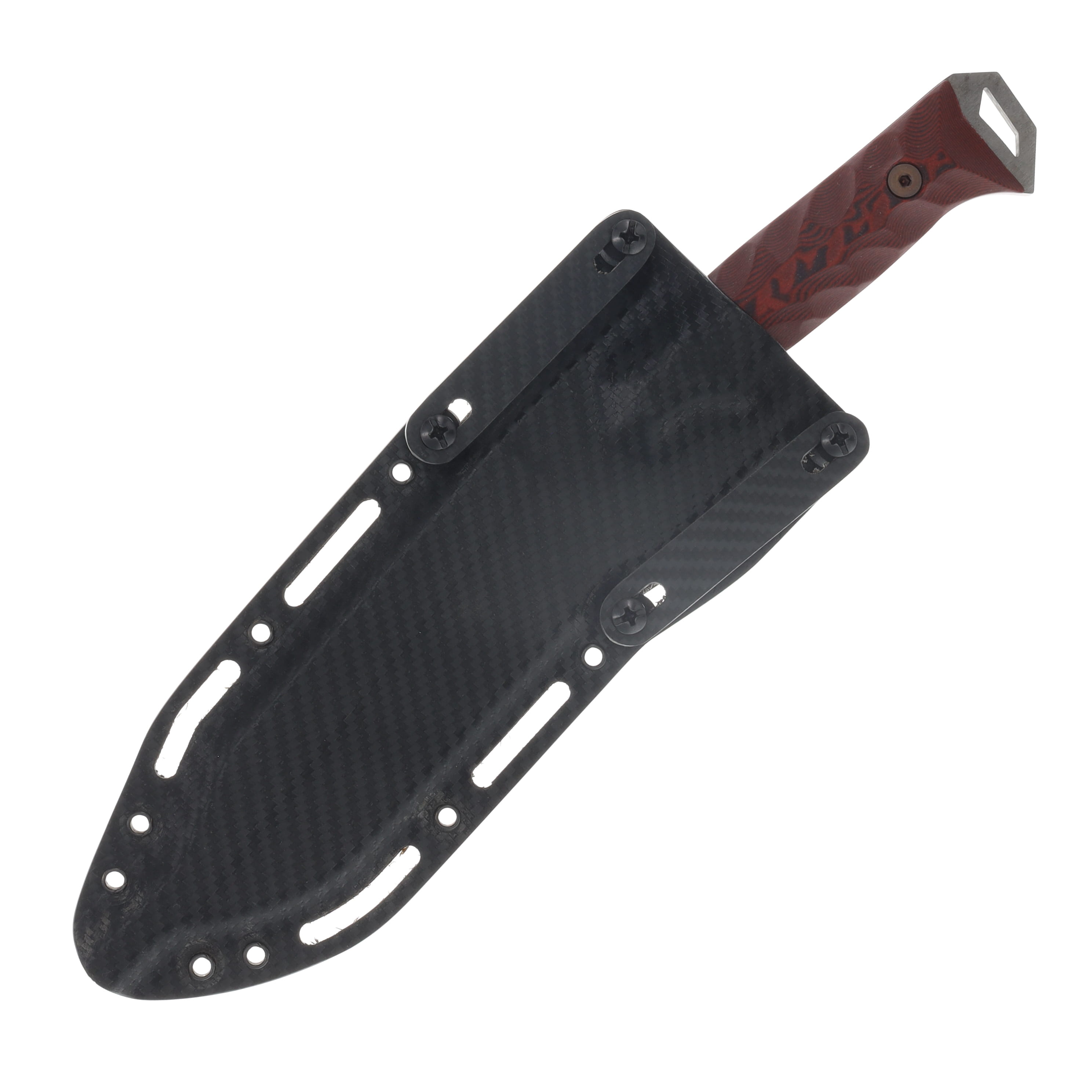 Dawson Shepard XL CPM Magnacut Monsoon finish Black/Red G10 DW83755 View 3