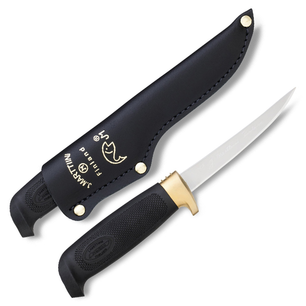 Marttiini Condor Golden Trout Knife W/Leather Belt Sheath MN816014  View 1