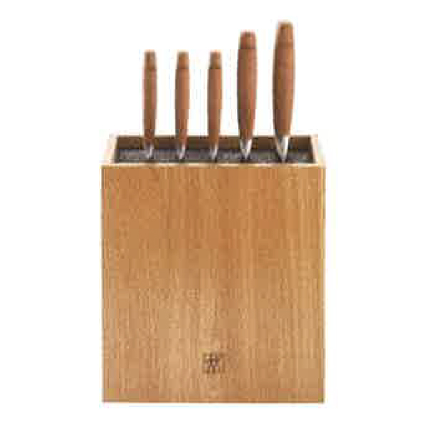 Henckels Four Star Wood 6 pc Knife Block Set 1036187 View 1