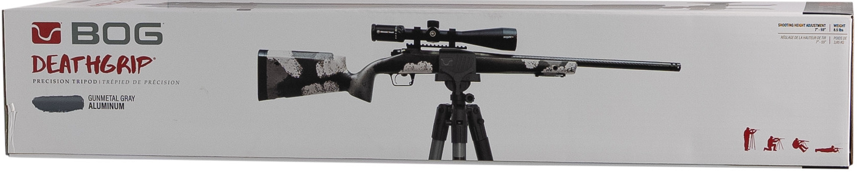 Bog SMU – DeathGrip Tripod-Gunmetal Grey Aluminum 1262975 View 5