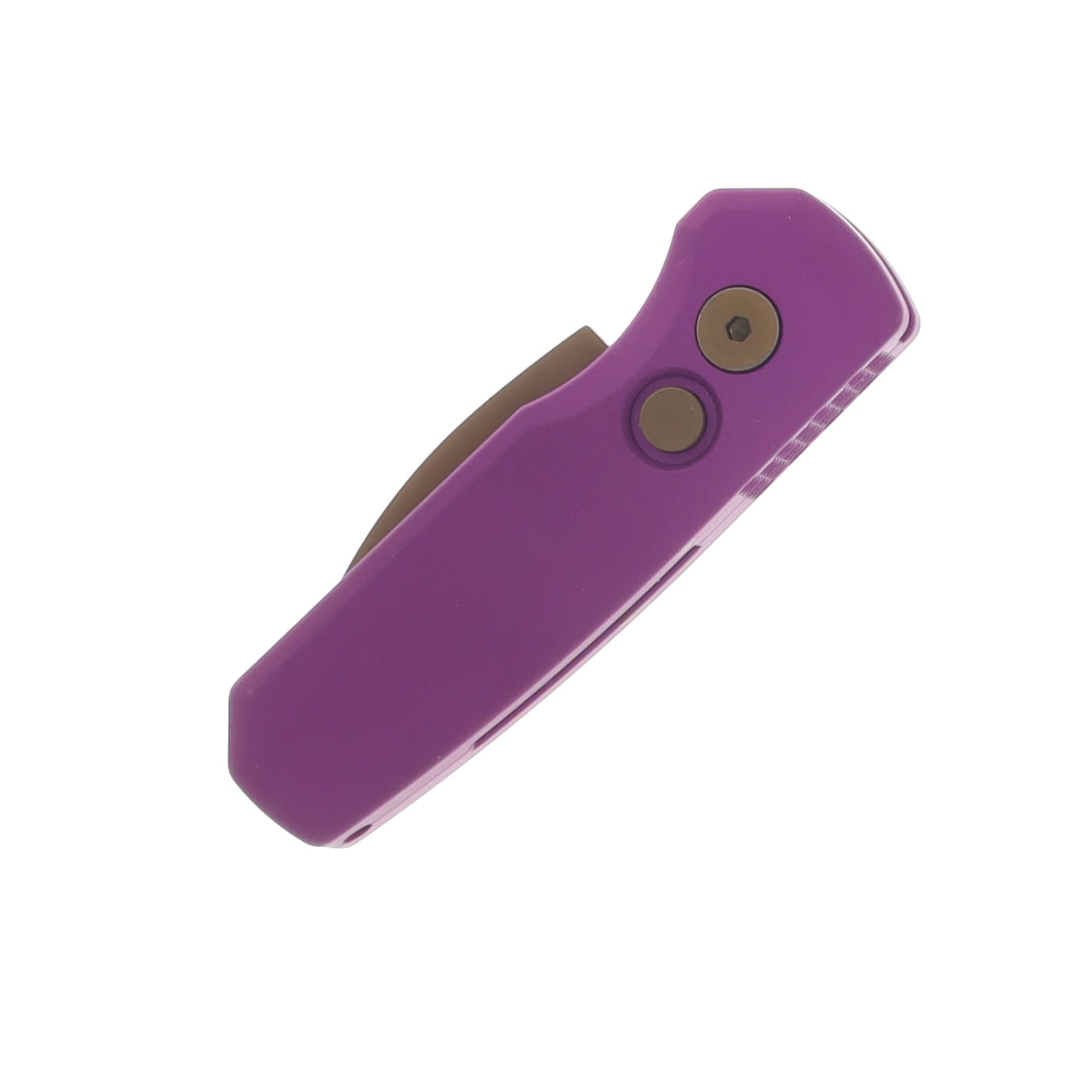 ProTech SMKW Exclusive Auto Runt 5 Peanut Butter & Jelly Matte Tan Magnacut Wharncliffe AUPTR5303-PB & J View 4