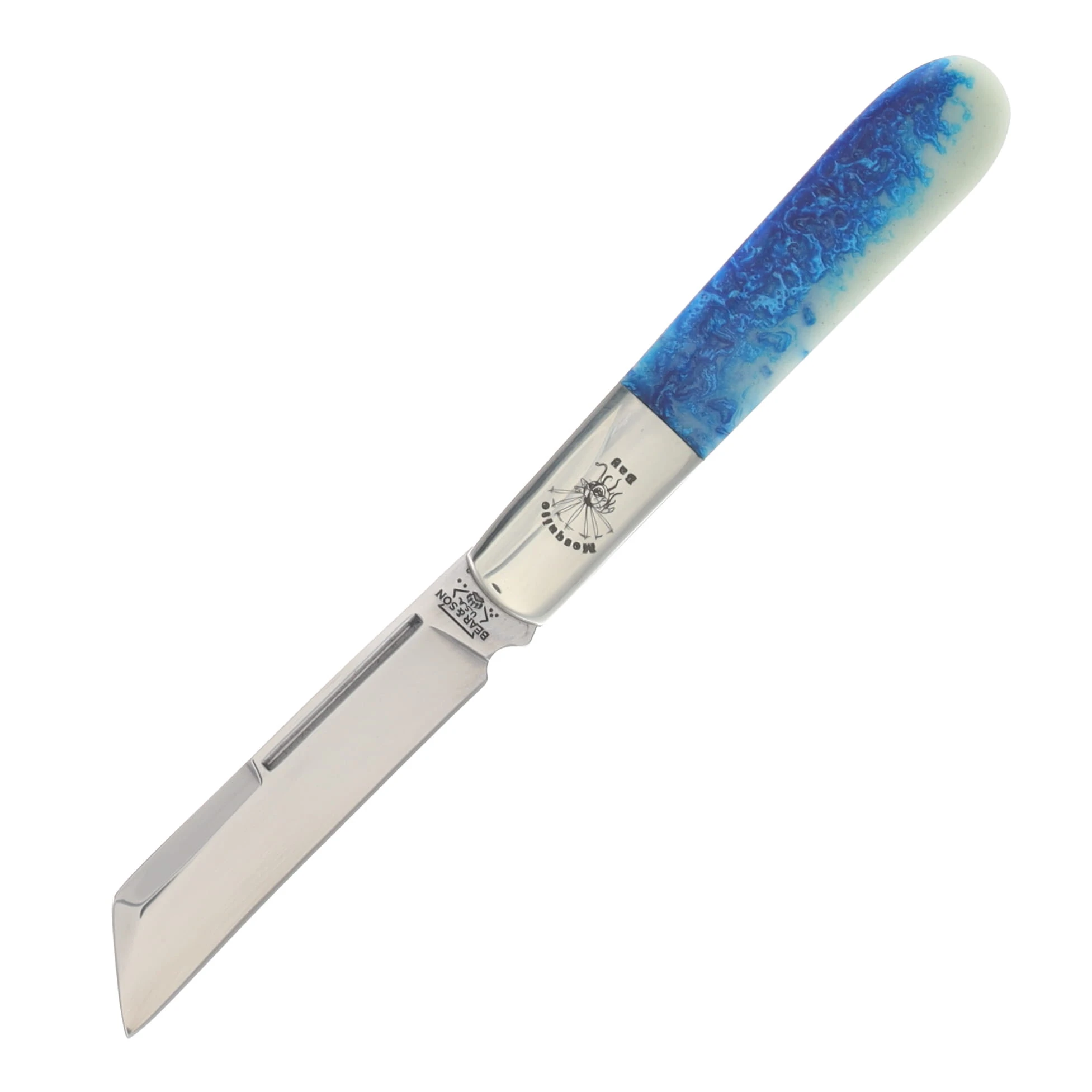 Bear & Son SMKW Exclusive Mosquito Bay Mid-Sized Barlow Glow in the Dark Folding Knife MBBO180 View 3