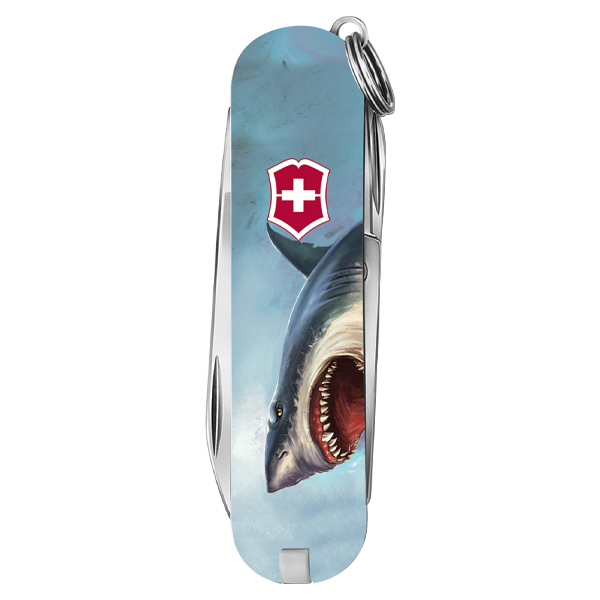Victorinox SMKW Exclusive Classic SD Swiss Army Knife Great White Shark V1161 View 2