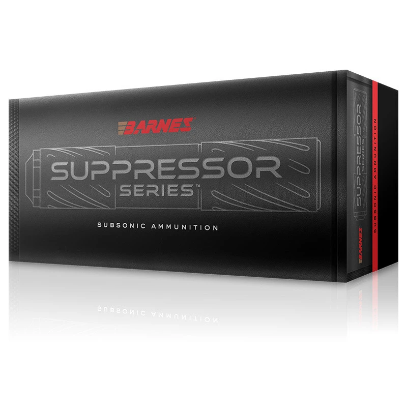 Barnes Suppressor Series 9mm 147gr Sierra JHP Subsonic 50rd S32522 View 1