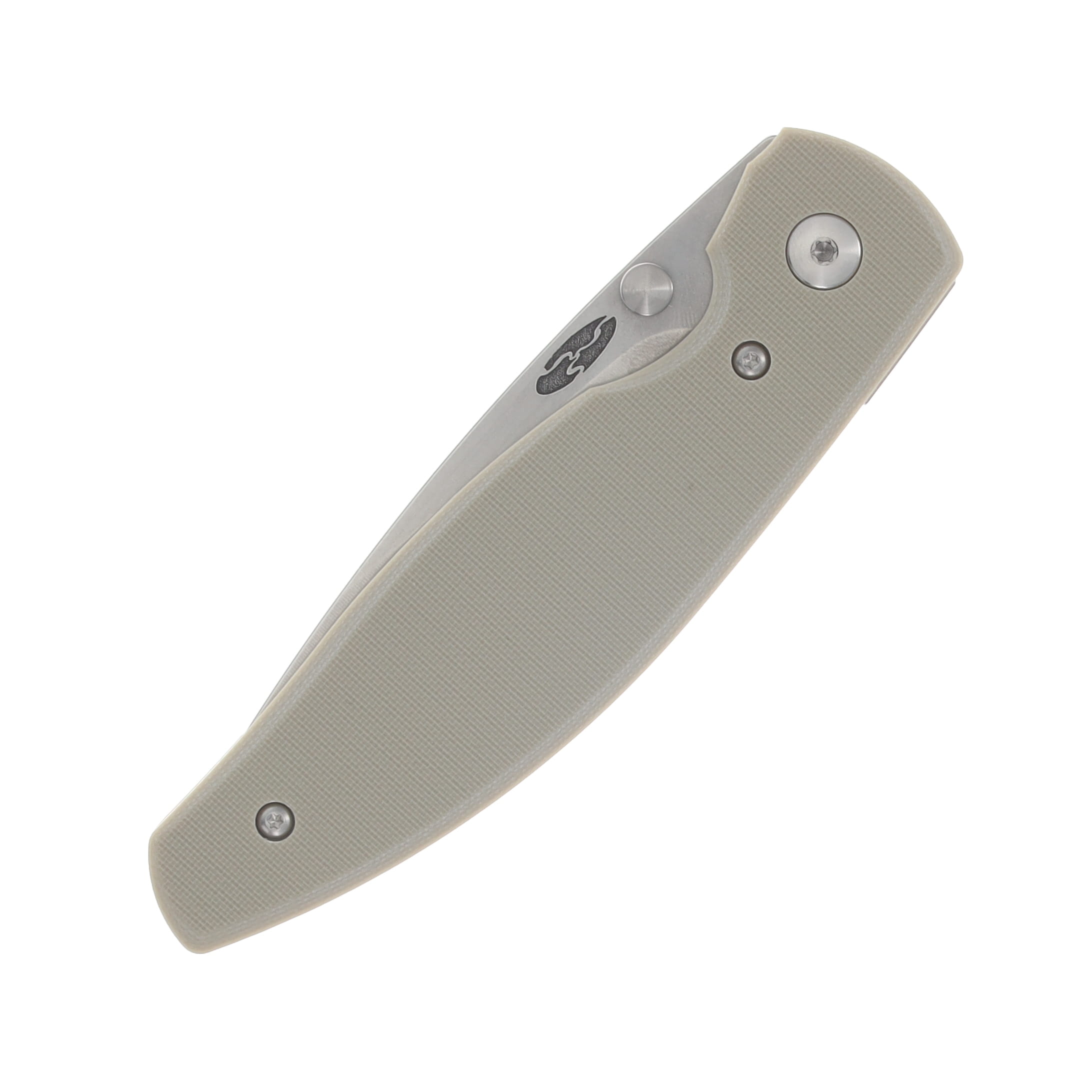 Three Rivers ATOM Linerlock MagnaCut Steel Blade Desert Tan G10 FLAT Textured Scales DLR-ATM-G10-FLT View 6