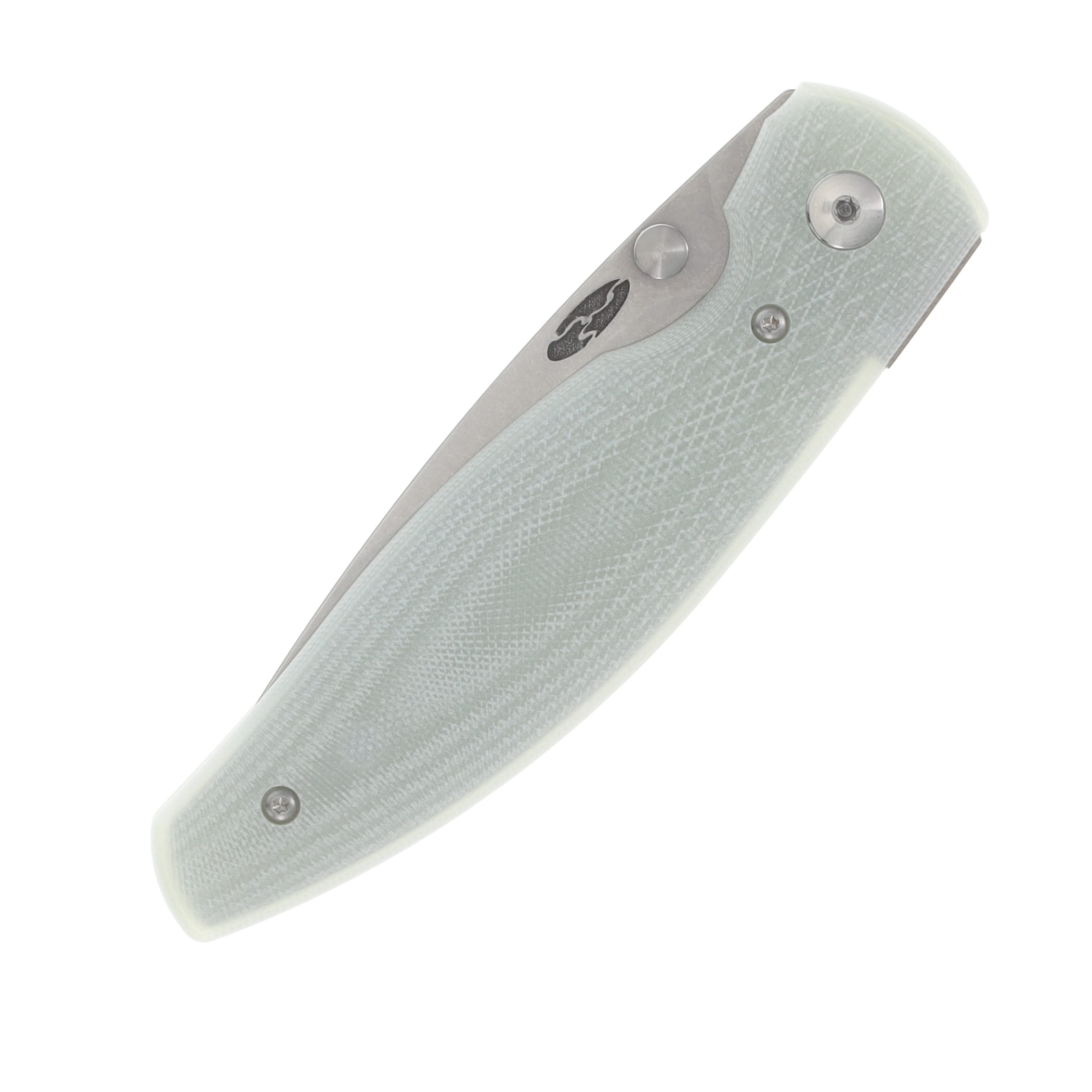Three Rivers ATOM Linerlock Folder MagnaCut Steel Blade Jade G10 Lizard Skin 3D Contoured Scales DLR-ATM-G10-LS-JADE View 6