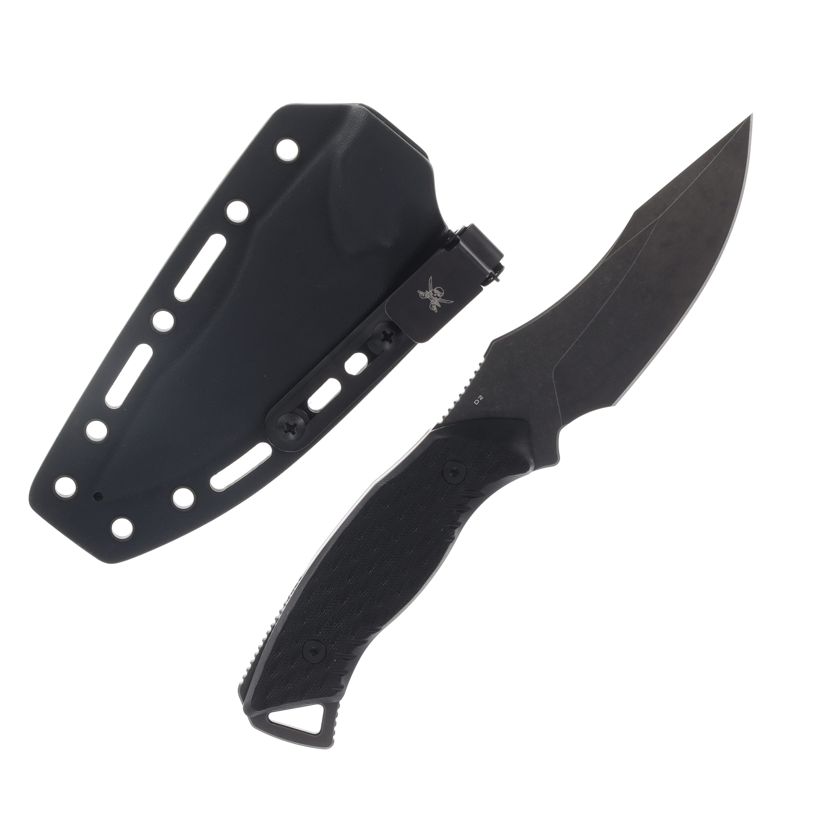 Skallywag Tactical Crows Nest 2.0 Fixed Blade Knife Blackout D2/G-10 SWCROWSNESTBLK View 2
