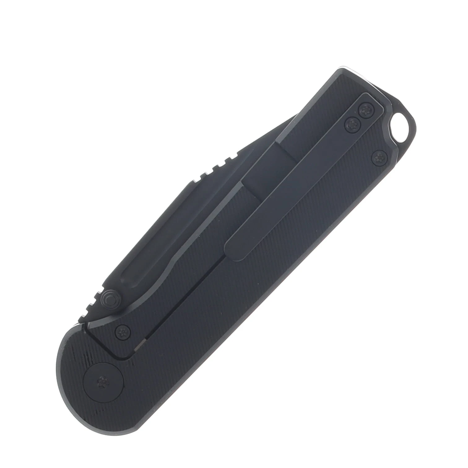 Voyage Bladeworks Avius Folding Knife Black Titanium-Micarta Black 14C28N Drop Point VBAVIUSDP View 5