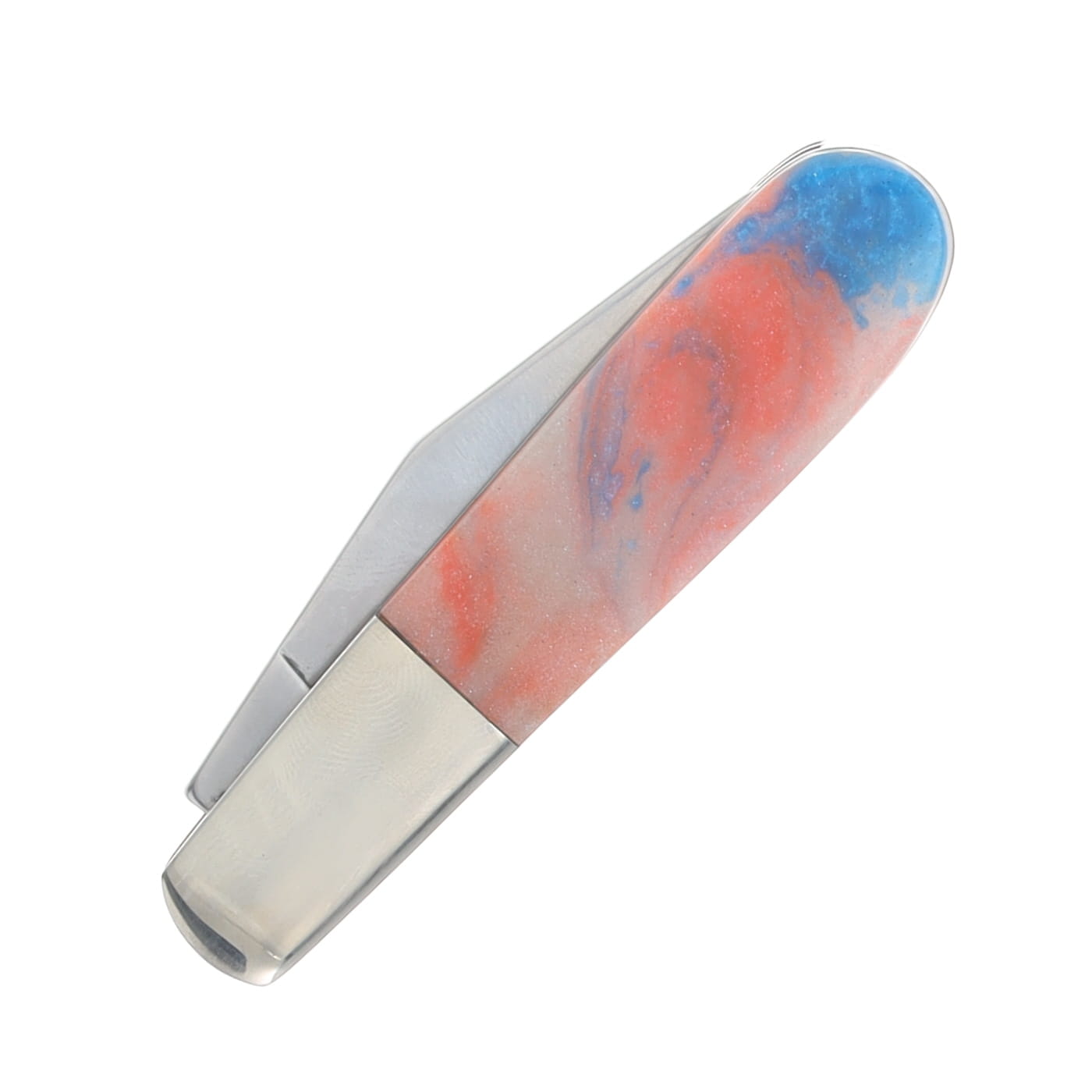 Bear & Son SMKW Exclusive Star-Spangled Firecracker Glow in the Dark and UV Reflective Beer Tender Folding Knife SSF281BO View 3
