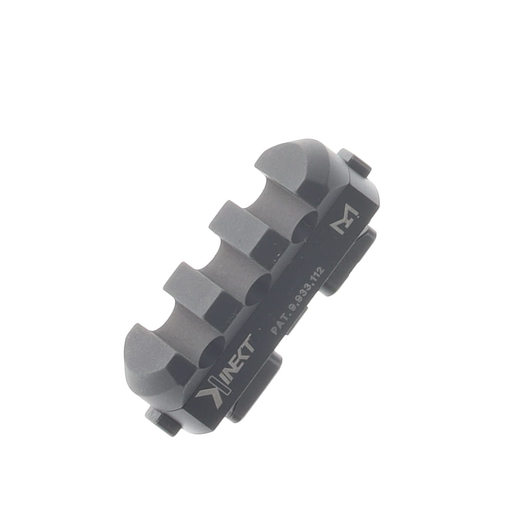 Kinetic Development Group Kinect M-LOK 3-Slot Picatinny Rail | Black KIN5-100 View 4