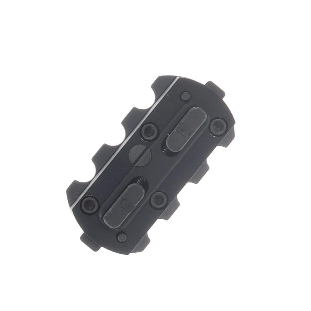 Kinetic Development Group Kinect M-LOK 3-Slot Picatinny Rail | Black KIN5-100 View 3