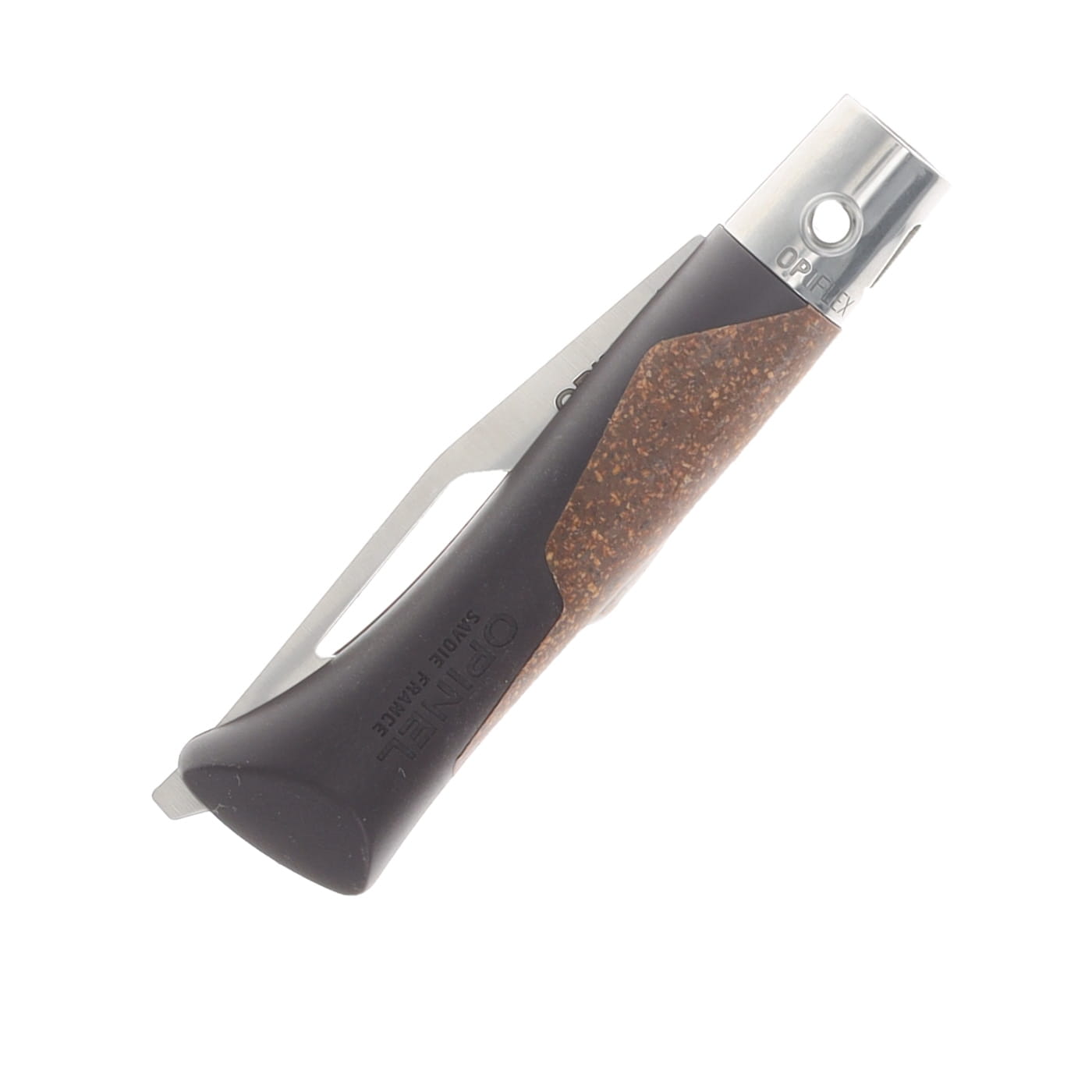 Opinel Neo7 Alpine Multi-tool Folding Knife Black-Cork Handle Serrated Blade OP003240 View 6
