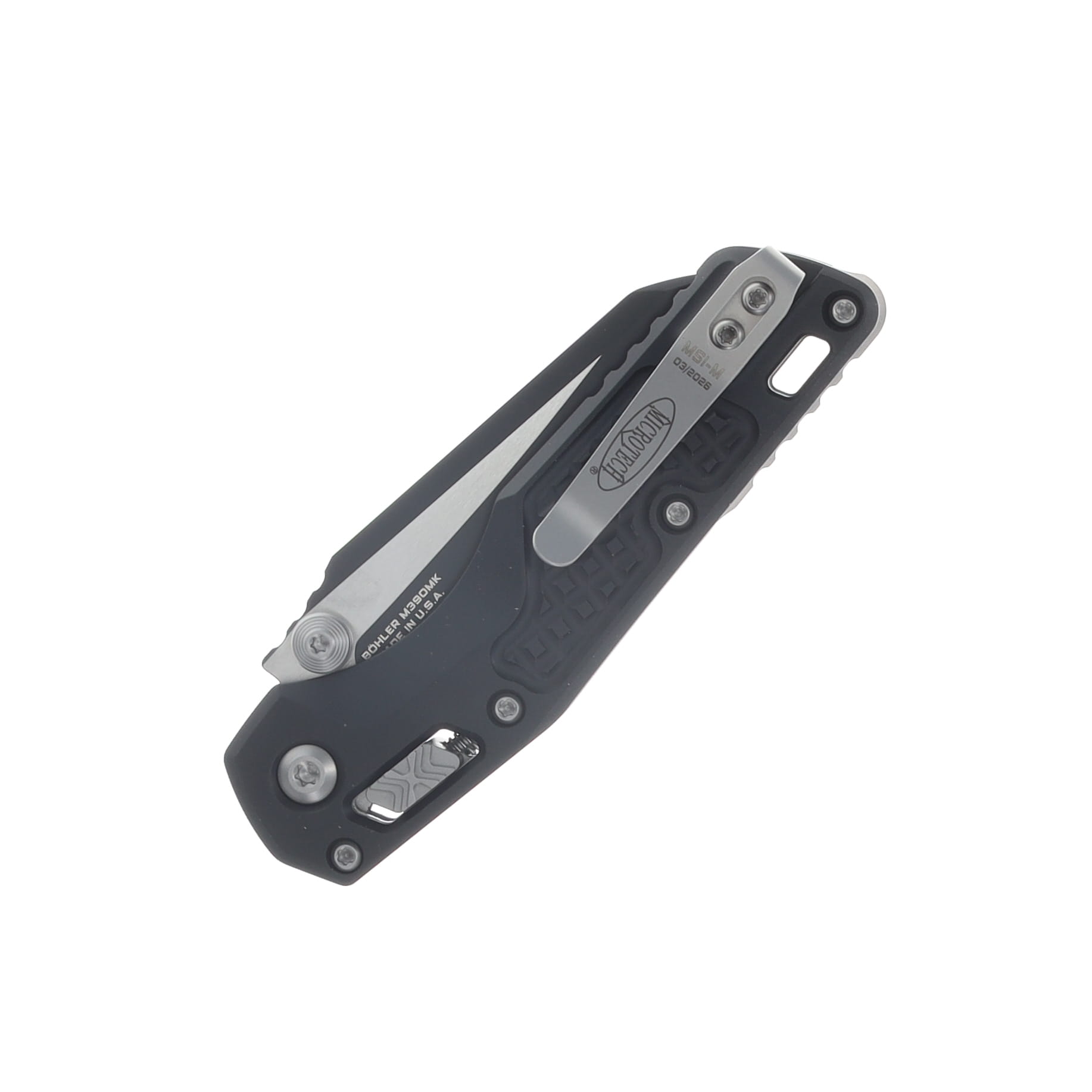 Microtech MSI Mini Folding Knife Blackout S/E Frag Patterned MT210M1FR View 5