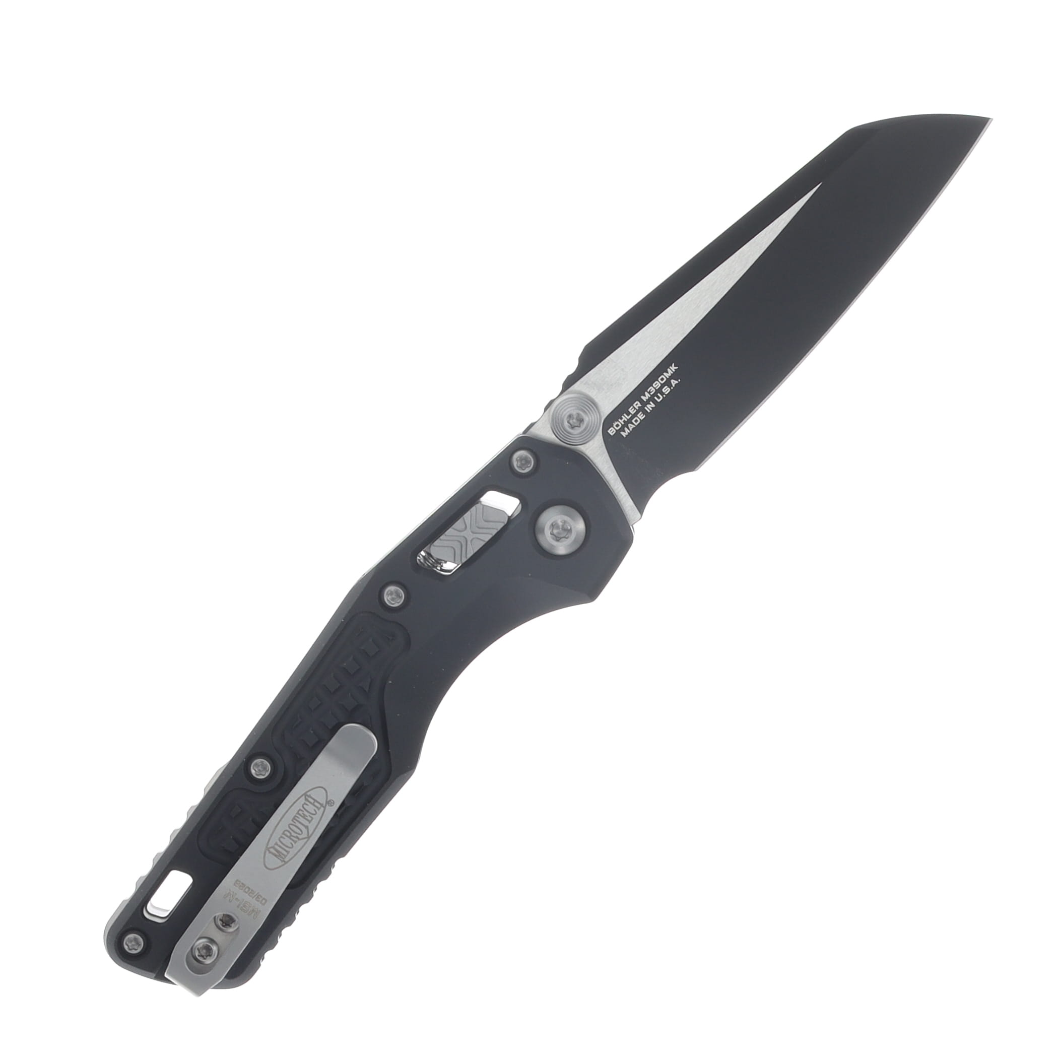 Microtech MSI Mini Folding Knife Blackout S/E Frag Patterned MT210M1FR View 2