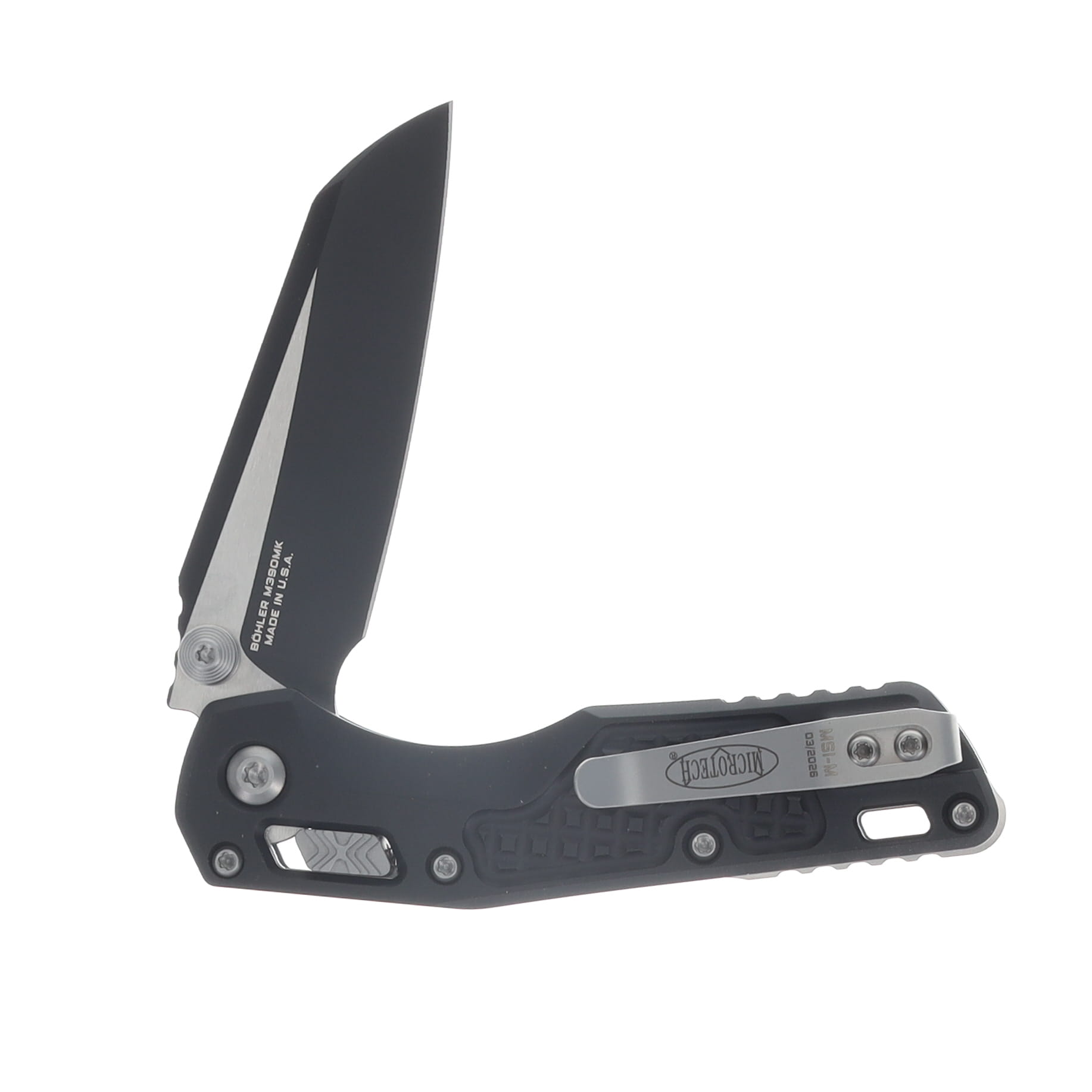 Microtech MSI Mini Folding Knife Blackout S/E Frag Patterned MT210M1FR View 4
