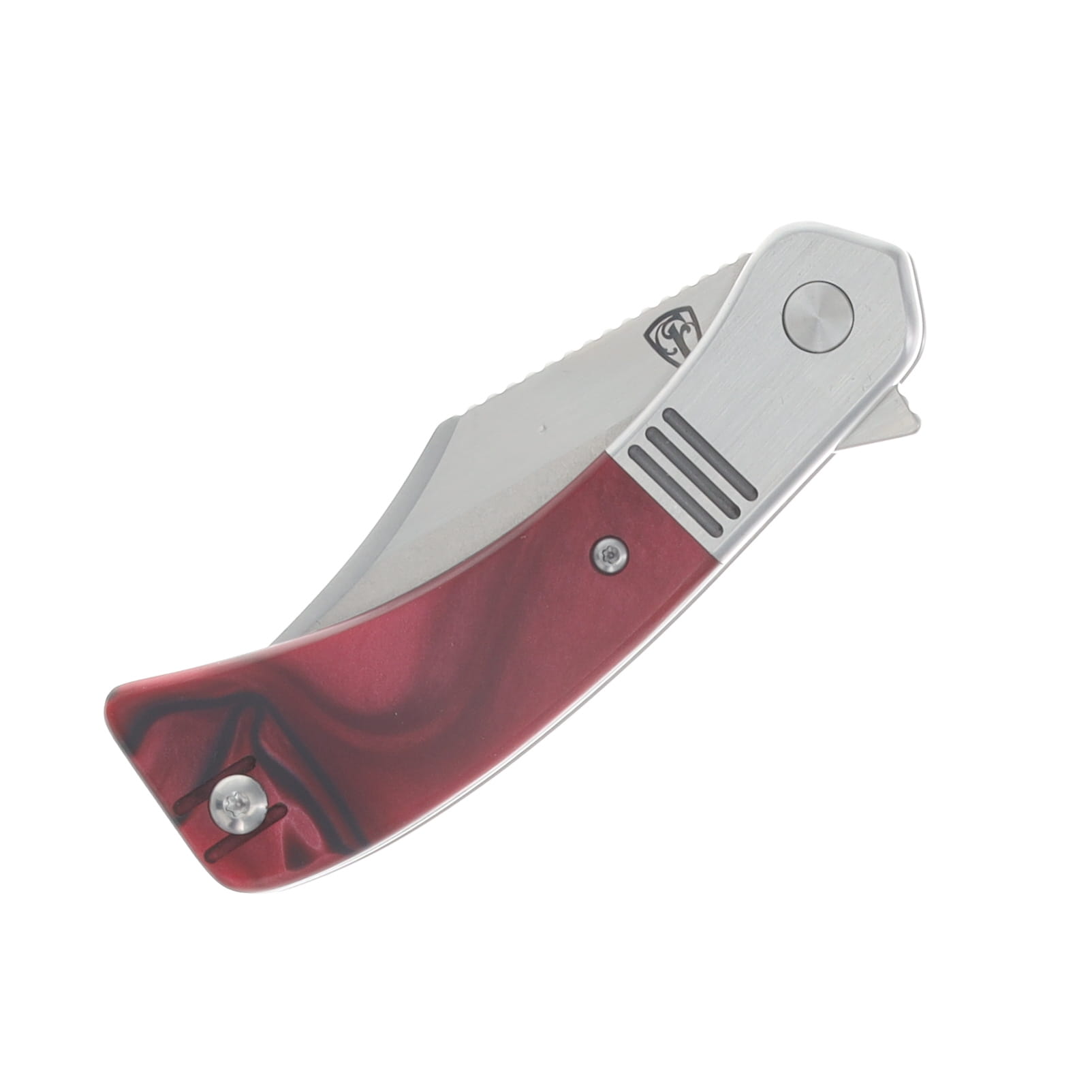 Finch Knife Co Snub Nose Framelock Folder True Blood Kirinite 154CM Clip Point Blade SN910 View 5