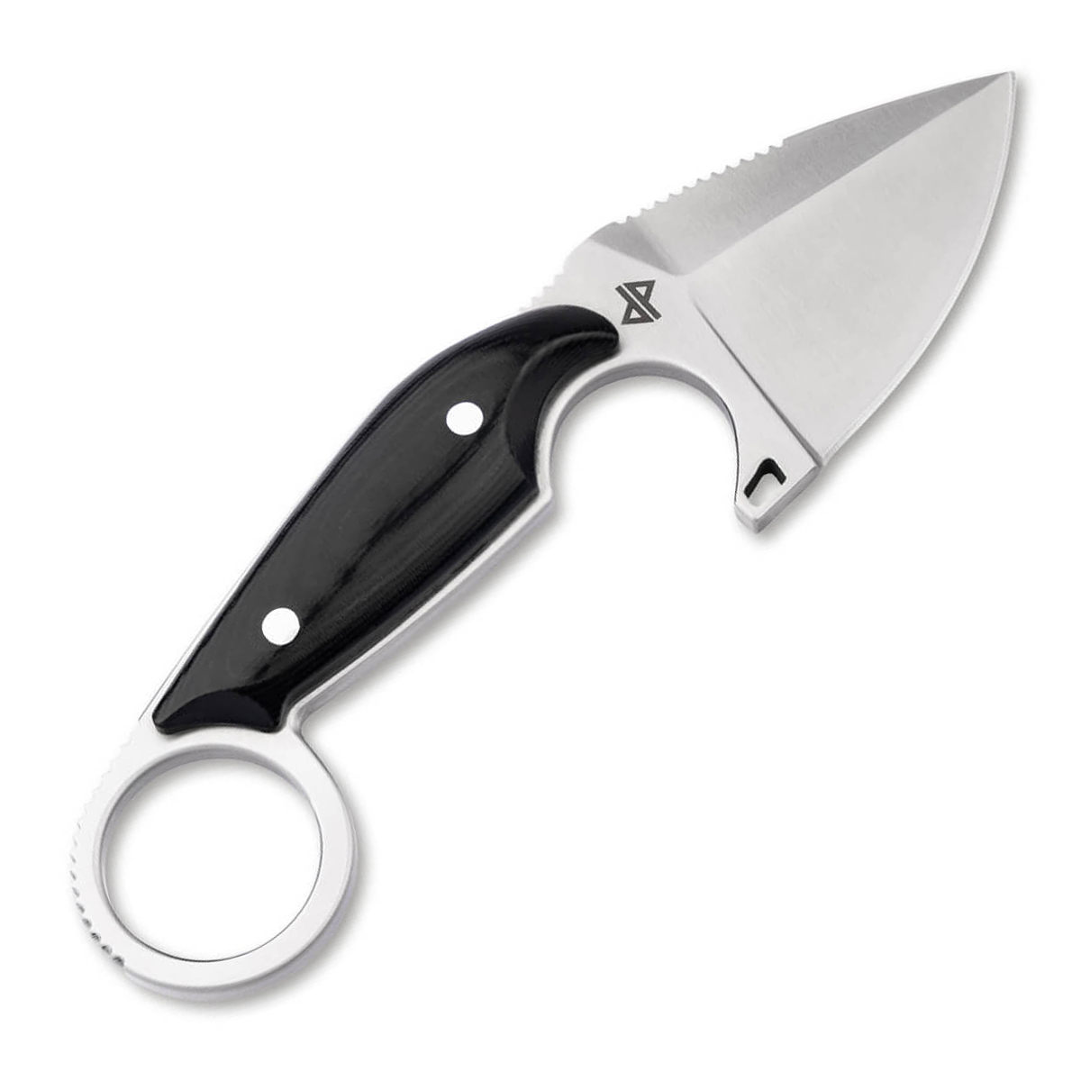 Boker Magnum Enki Fixed Blade Knife Satin 440B/Black Micarta BK02BM0001 View 2
