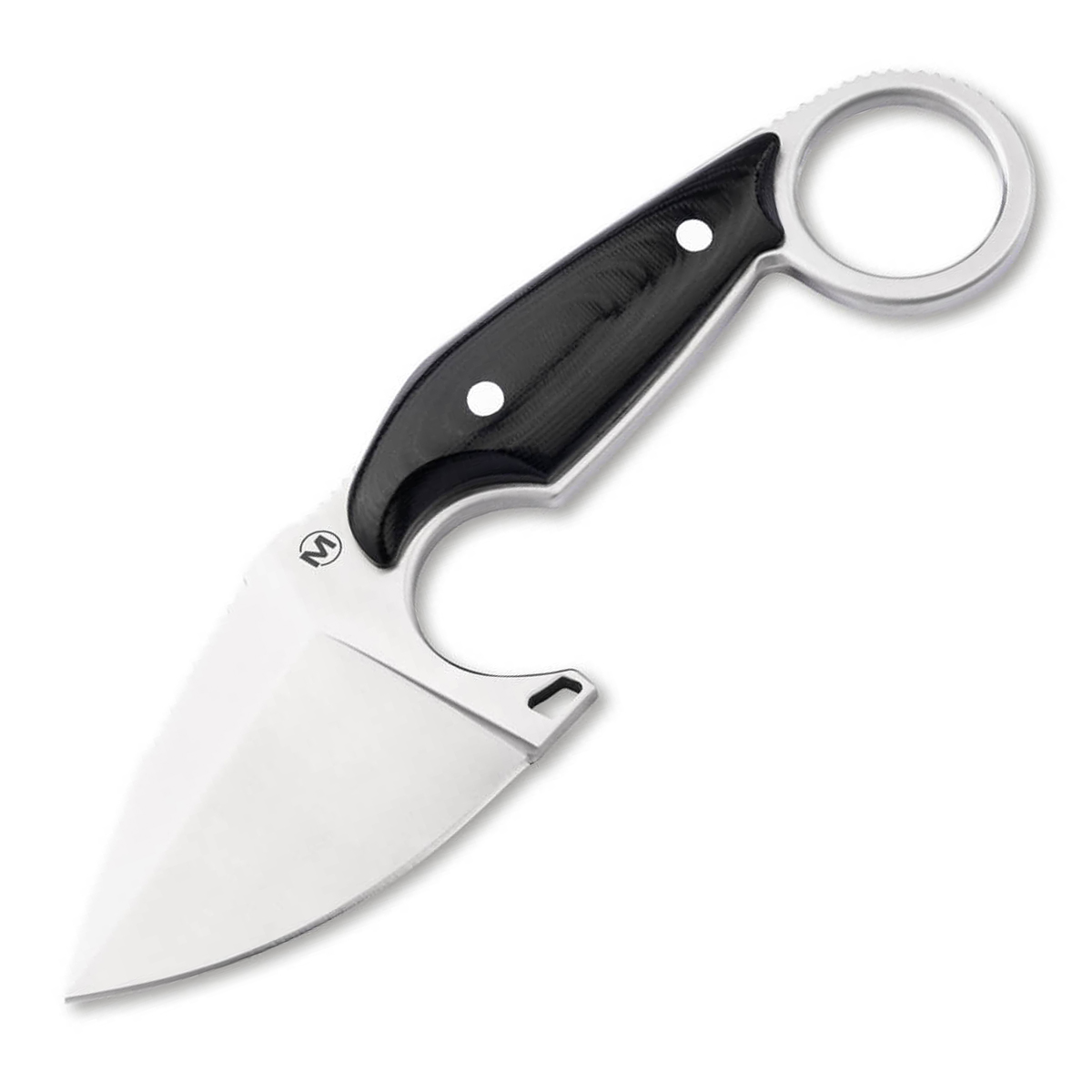 Boker Magnum Enki Fixed Blade Knife Satin 440B/Black Micarta BK02BM0001 View 1