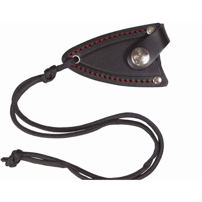 Cudeman Yoda Neck Knife Black Micarta 2.25in Satin N695 Spear Point  W/Sheath CUD200M View 3