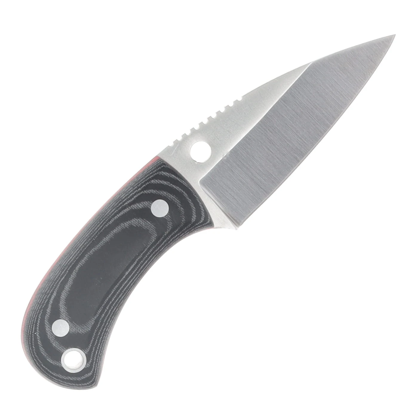 Cudeman Yoda Neck Knife Black Micarta 2.25in Satin N695 Spear Point  W/Sheath CUD200M View 5